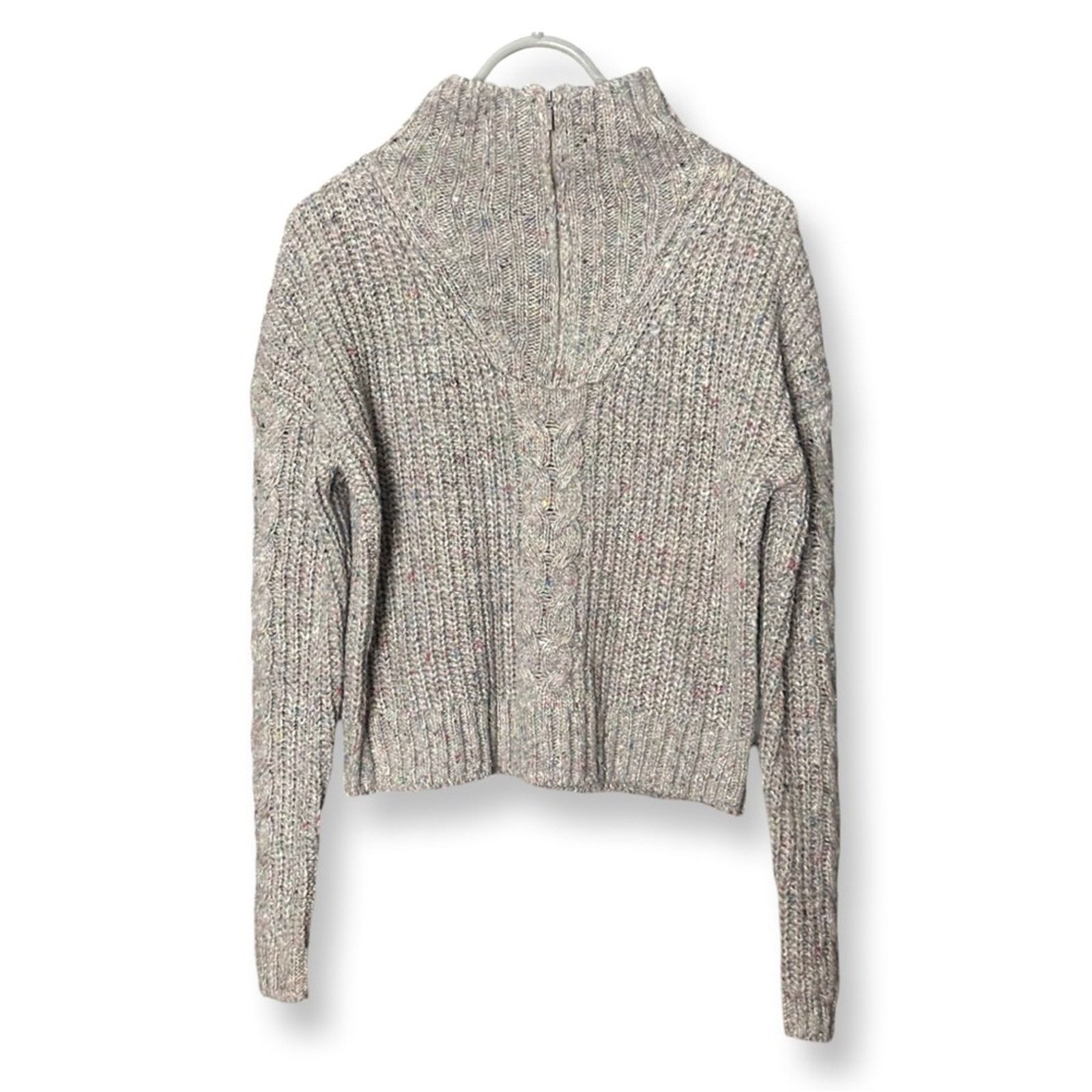Prana PrAna Laurel Creek Quarter Zip Sweater In Pebble Grey Size XS / US 0-2 / IT 36-38 - 2 Thumbnail