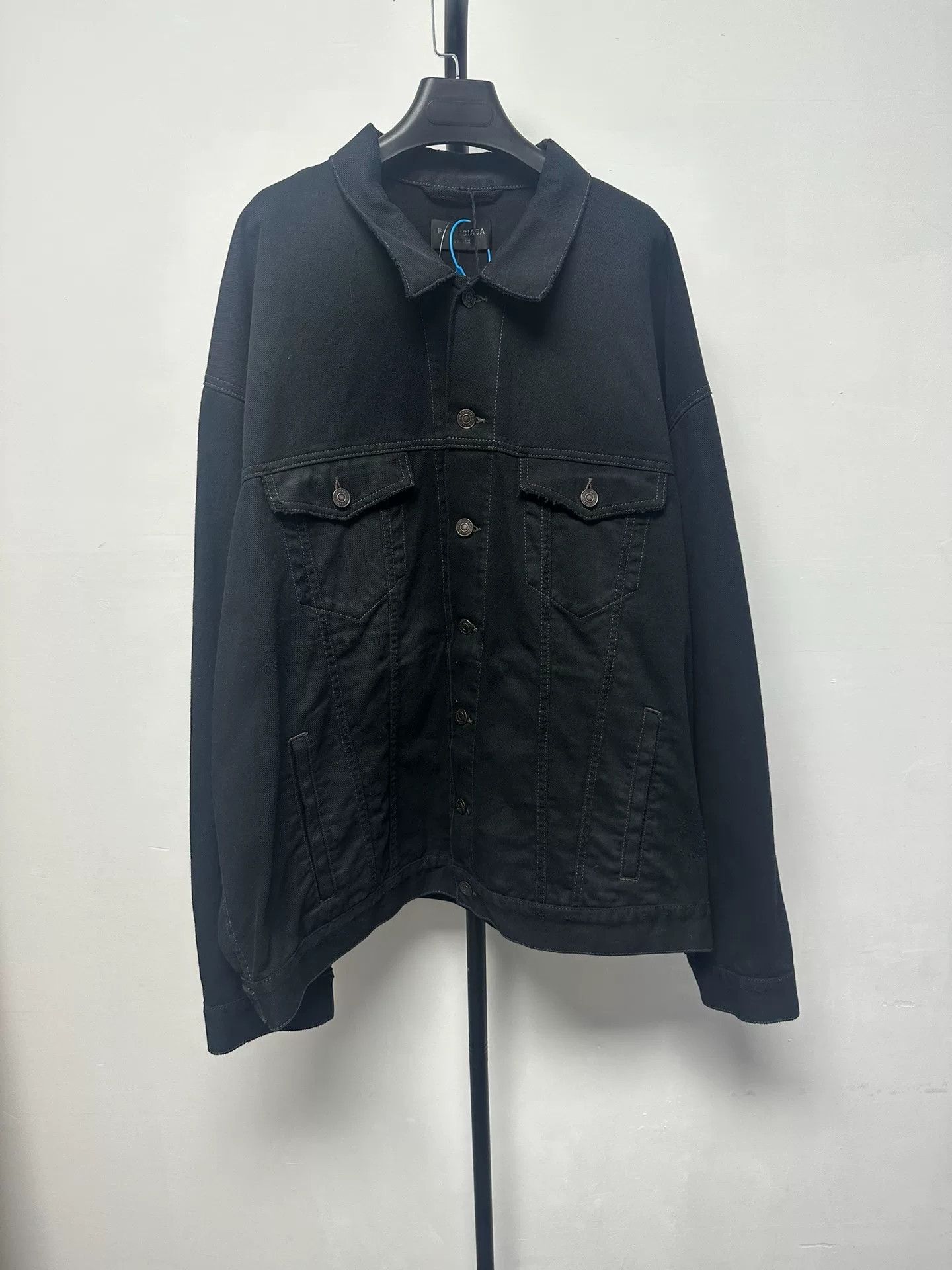 Balenciaga Balenciaga Letter Pattern Single-Breasted Jacket Size US L / EU 52-54 / 3 - 1 Thumbnail