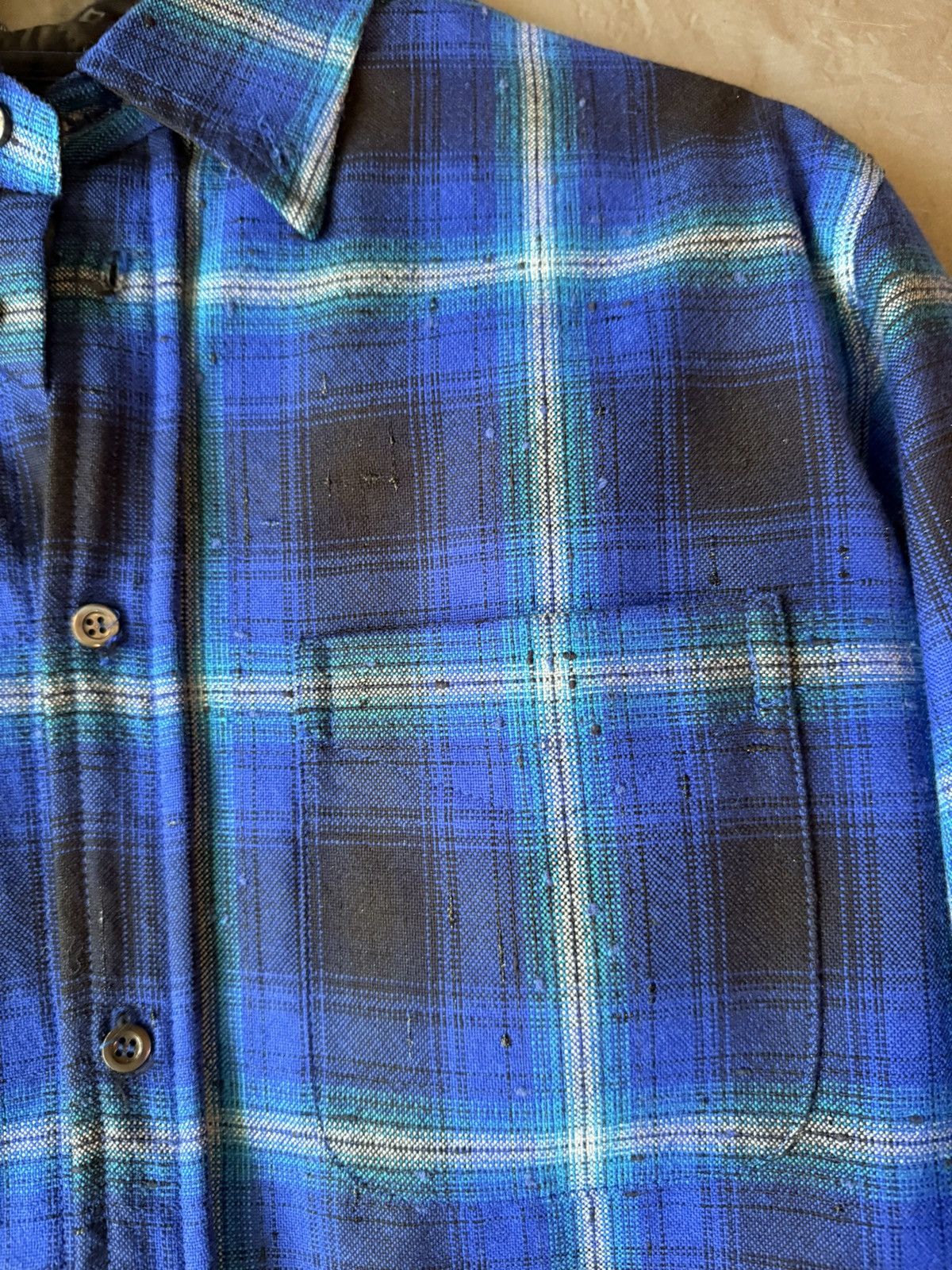 4SDESIGNS 4Sdesigns quilted check overshirt Size US S / EU 44-46 / 1 - 3 Thumbnail