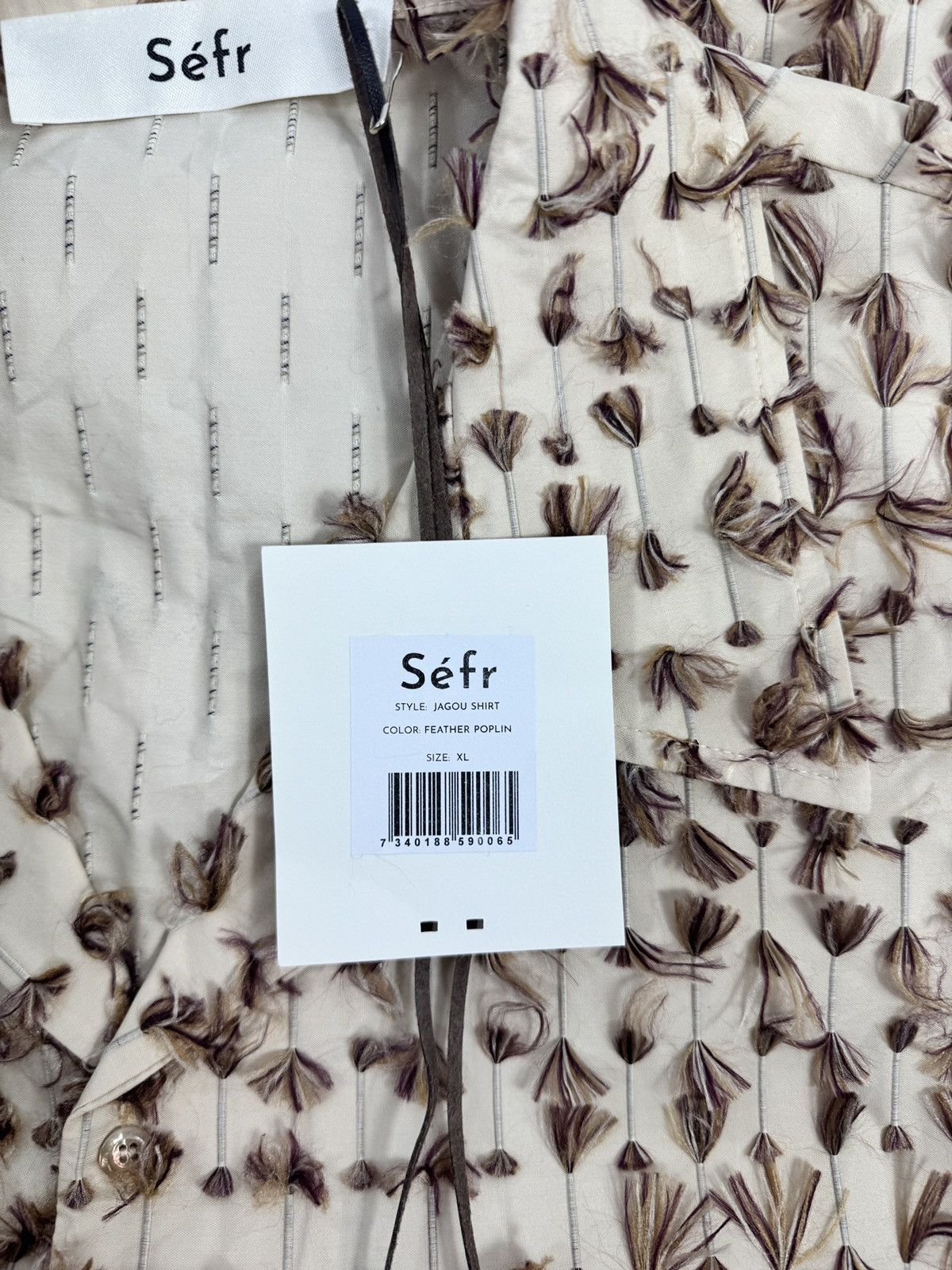 Sefr JAGOU SHIRT Size US XL / EU 56 / 4 - 4 Thumbnail