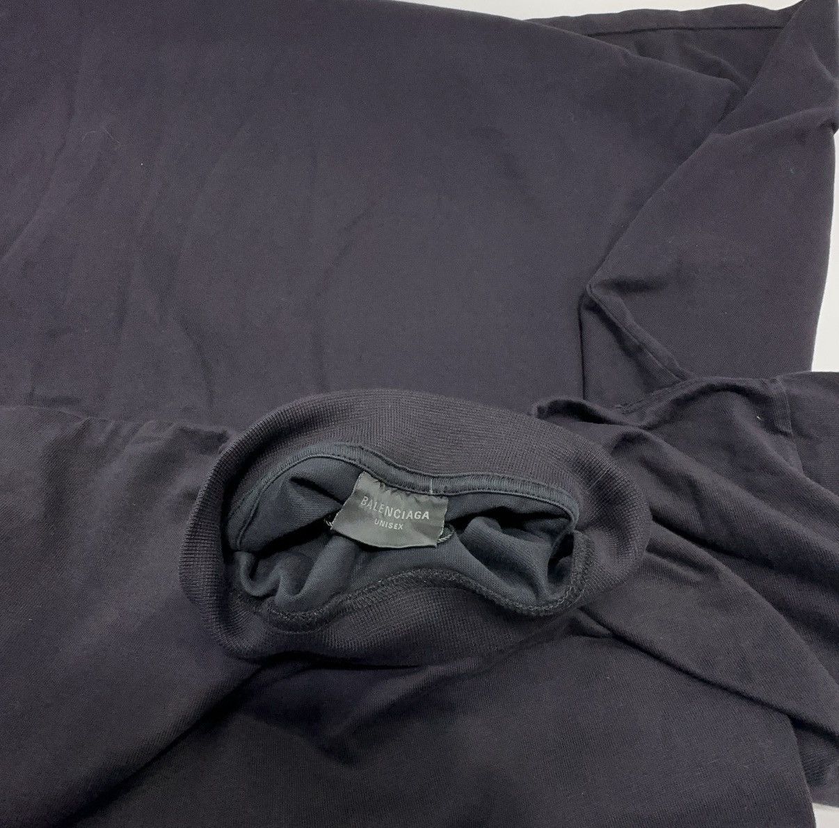 Balenciaga Balenciaga black cotton oversized t-shirt Size US M / EU 48-50 / 2 - 7 Thumbnail