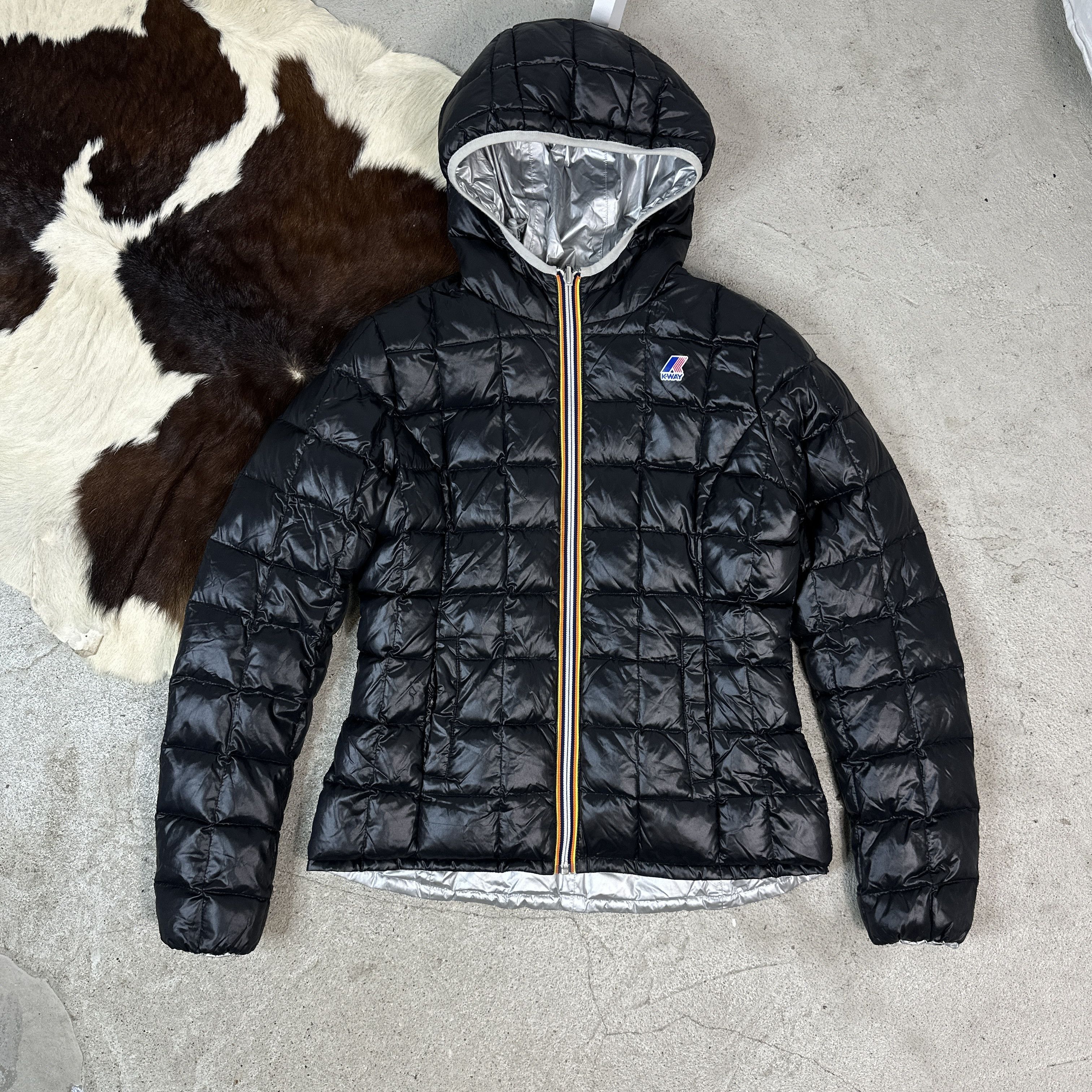 K-Way × Vintage K-Way Women's Reversible Jacket Size M / US 6-8 / IT 42-44 - 2 Thumbnail