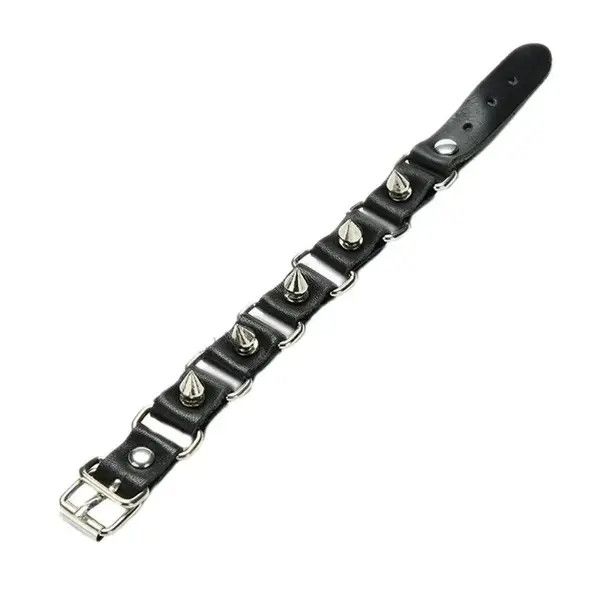 Jewelry Spikes Rivert Bracelet Size ONE SIZE - 6 Thumbnail