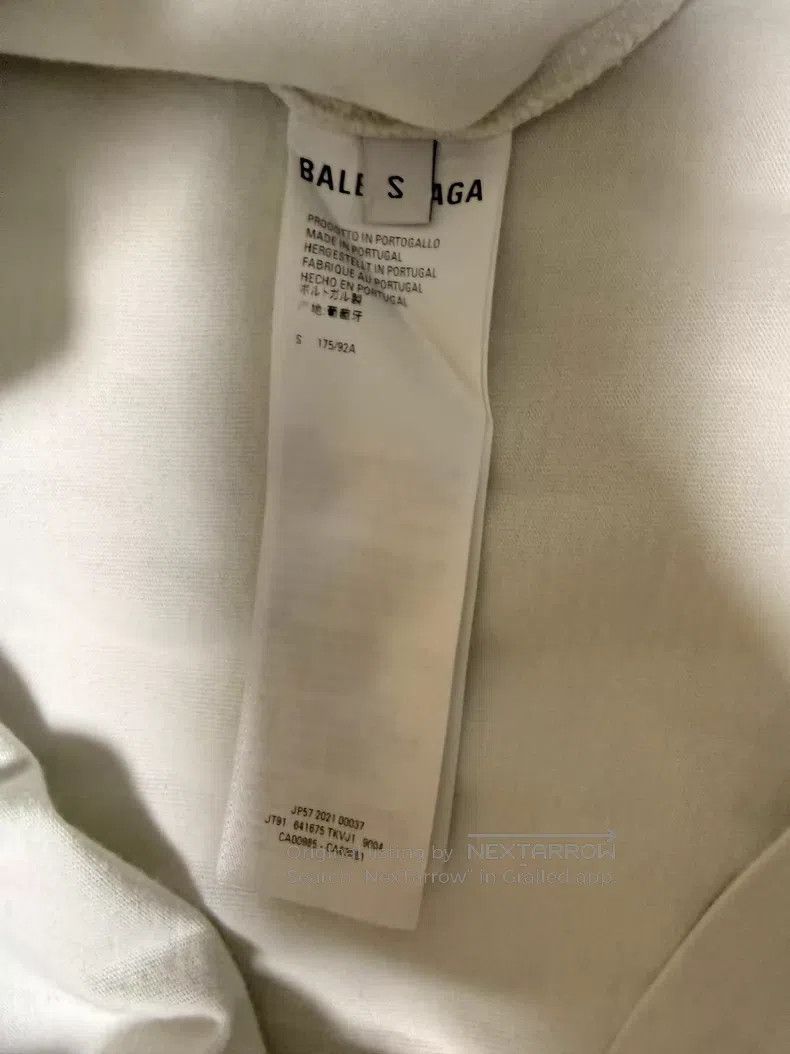 Balenciaga Balenciaga White Coke Embroidered Short Sleeve T-Shirt Size US S / EU 44-46 / 1 - 3 Thumbnail