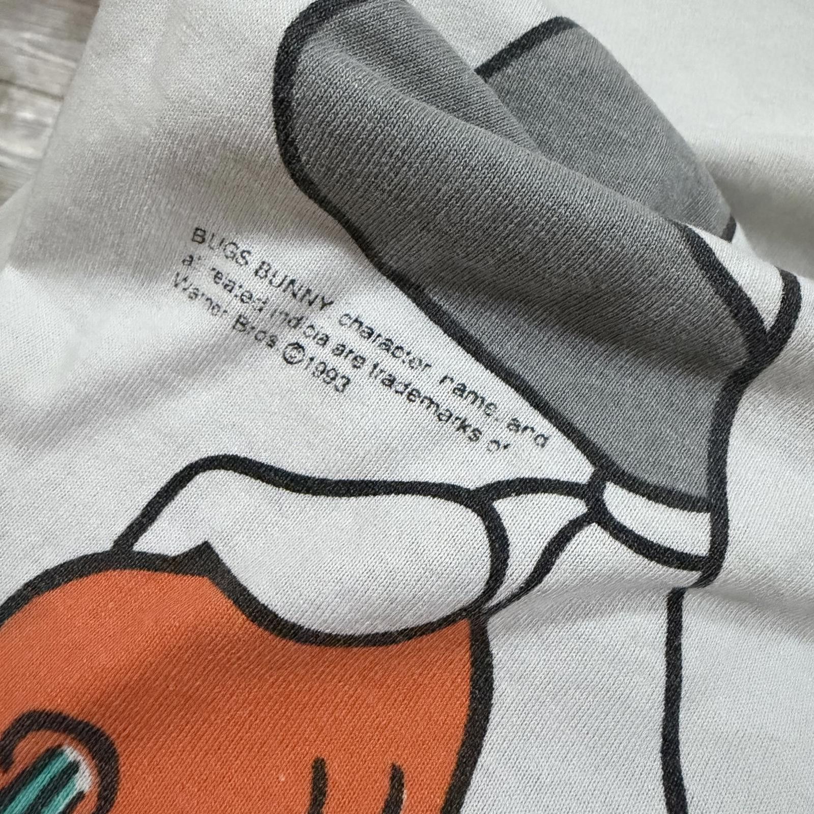 Other Vintage 90s Bugs Bunny Looney Tunes Flirts Cartoon Shirt Size US XL / EU 56 / 4 - 3 Thumbnail