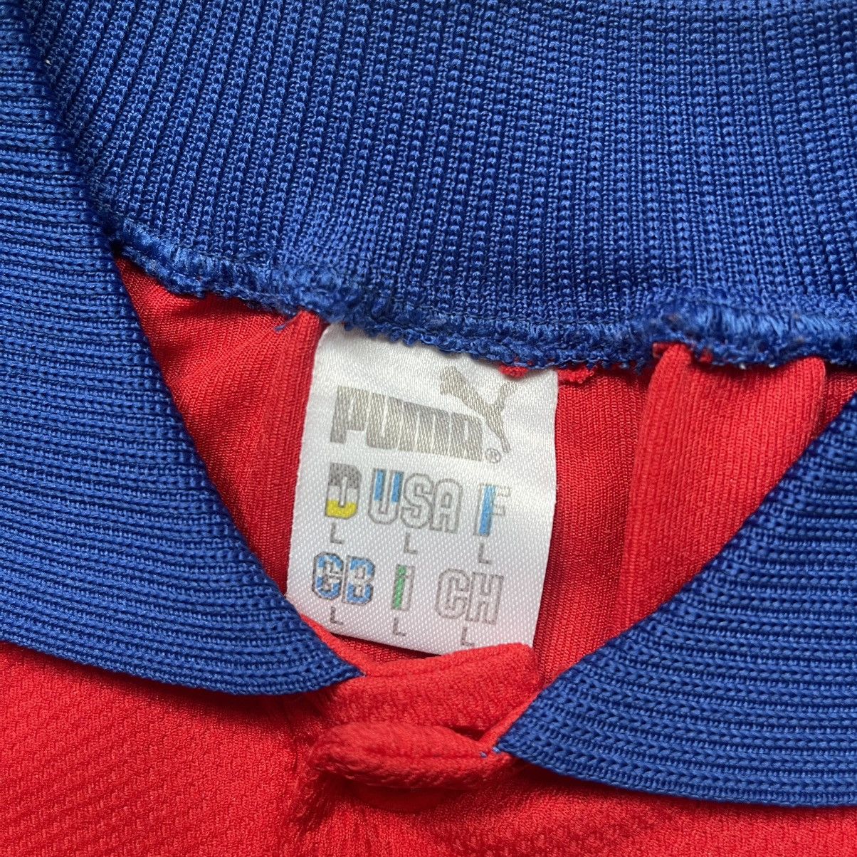 Puma × Vintage CZECH REPUBLIC PUMA 1996 EURO FOOTBALL HOME JERSEY #4 NEDVED Size US L / EU 52-54 / 3 - 7 Thumbnail