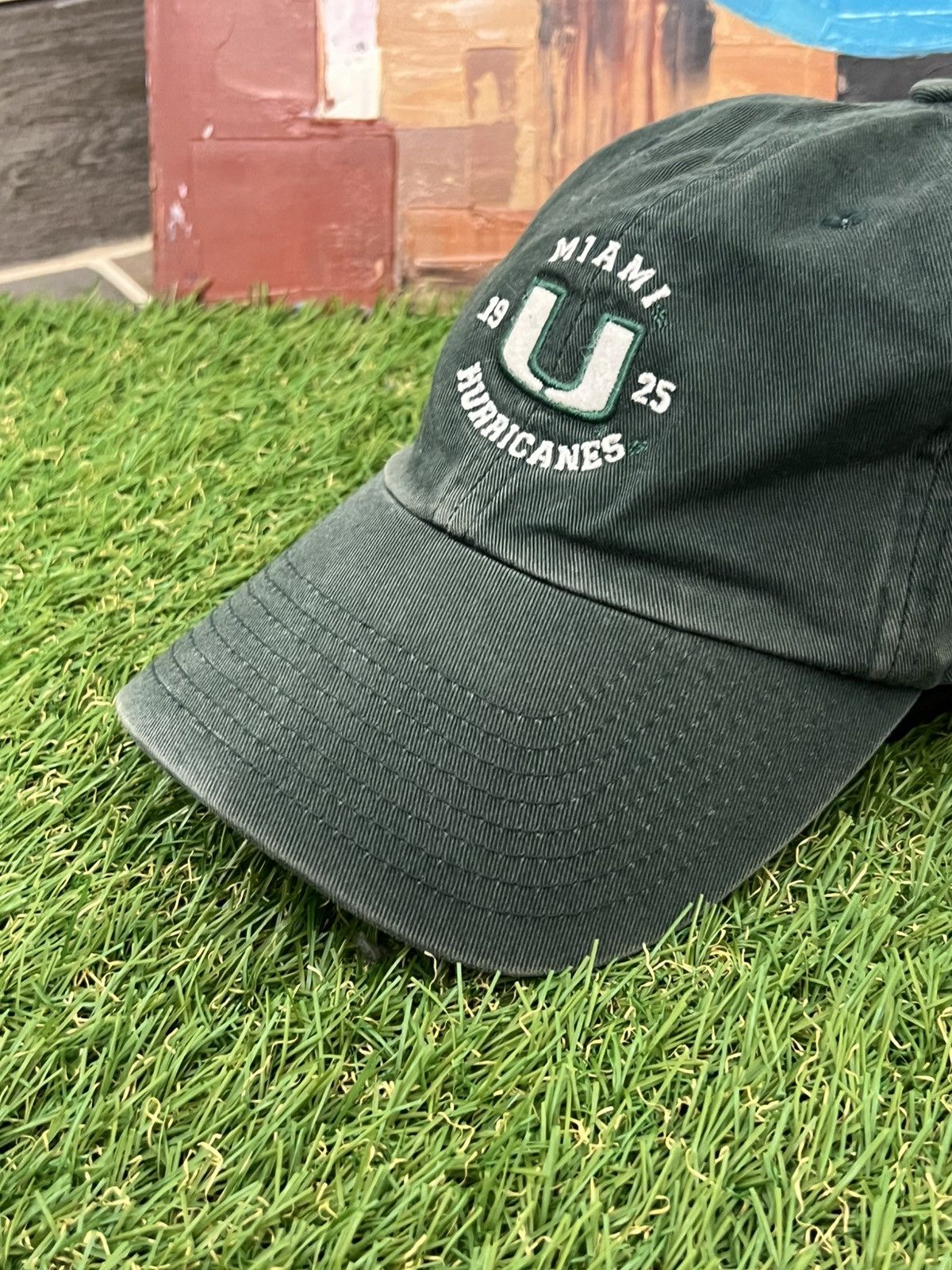 NCAA × Starter × Vintage Vintage Miami Hurricanes Starter Cap green Size ONE SIZE - 4 Thumbnail