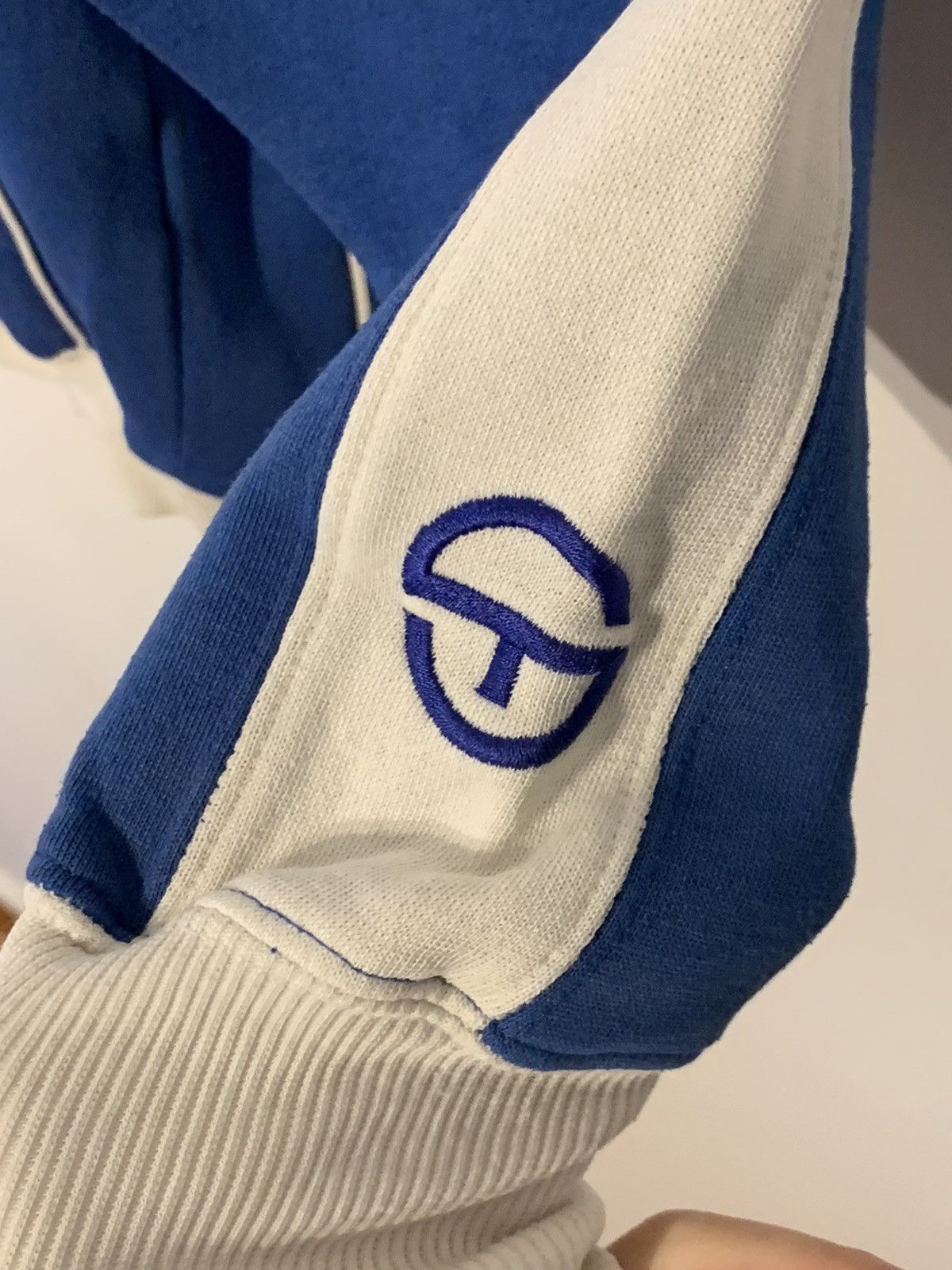 Sergio Tacchini Sergio Tachini sweat shirt vintage blue and white M Size US M / EU 48-50 / 2 - 4 Thumbnail
