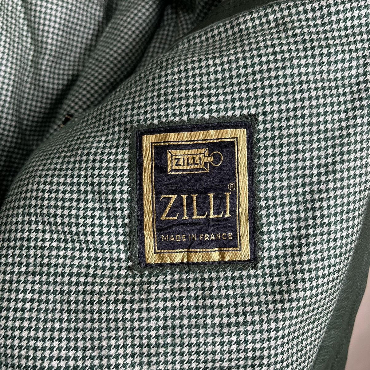 Zilli Vintage Zilli France Odessa Green Deerskin Leather Jacket Size US XXL / EU 58 / 5 - 16 Thumbnail