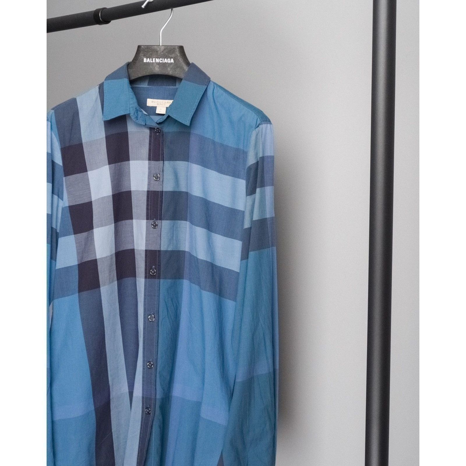 Burberry Burberry brit blue nova check long sleeve shirt Size US S / EU 44-46 / 1 - 3 Thumbnail