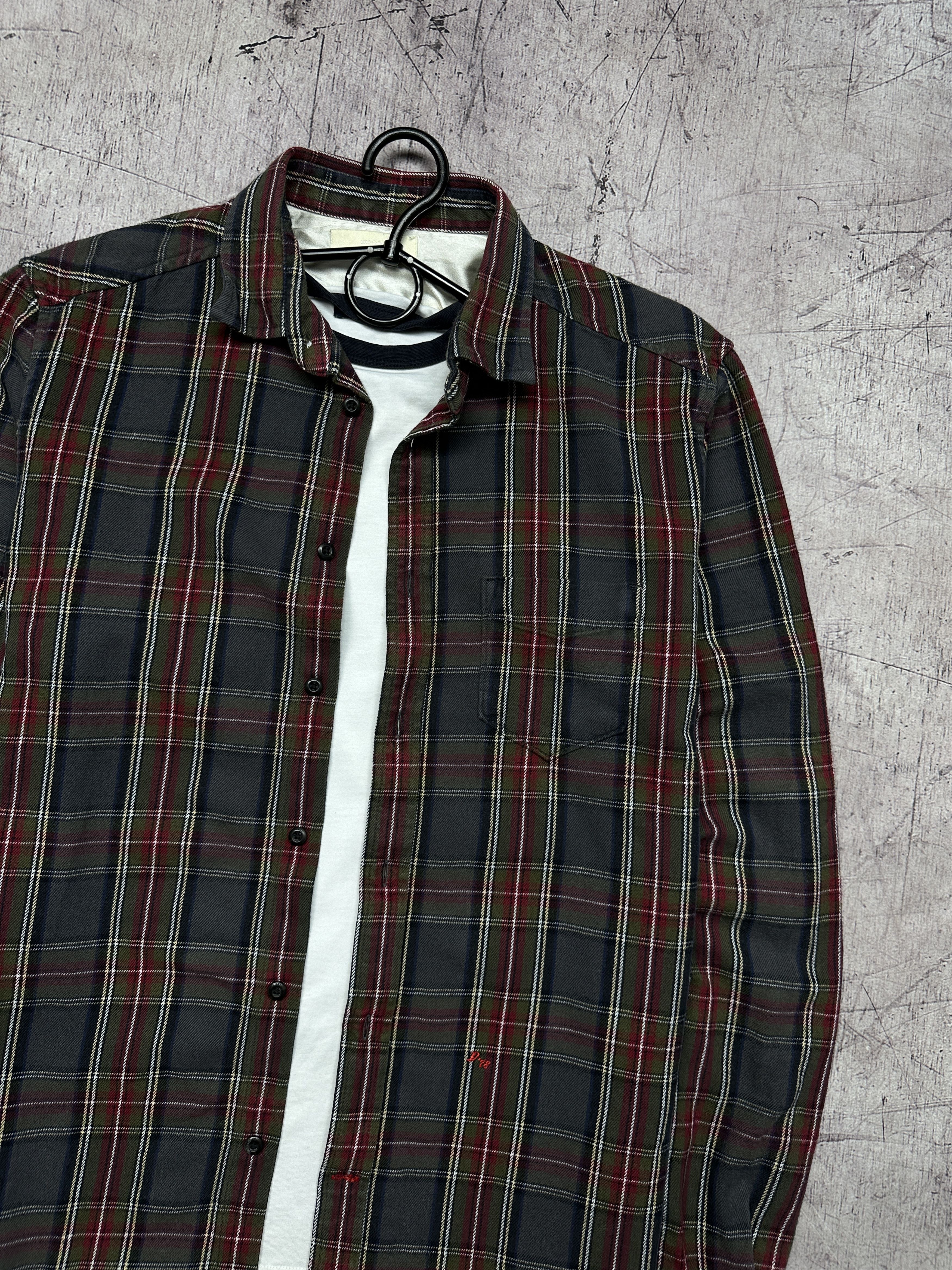 Diesel Diesel Mens Flannel Plaid Shirt Size US L / EU 52-54 / 3 - 2 Thumbnail