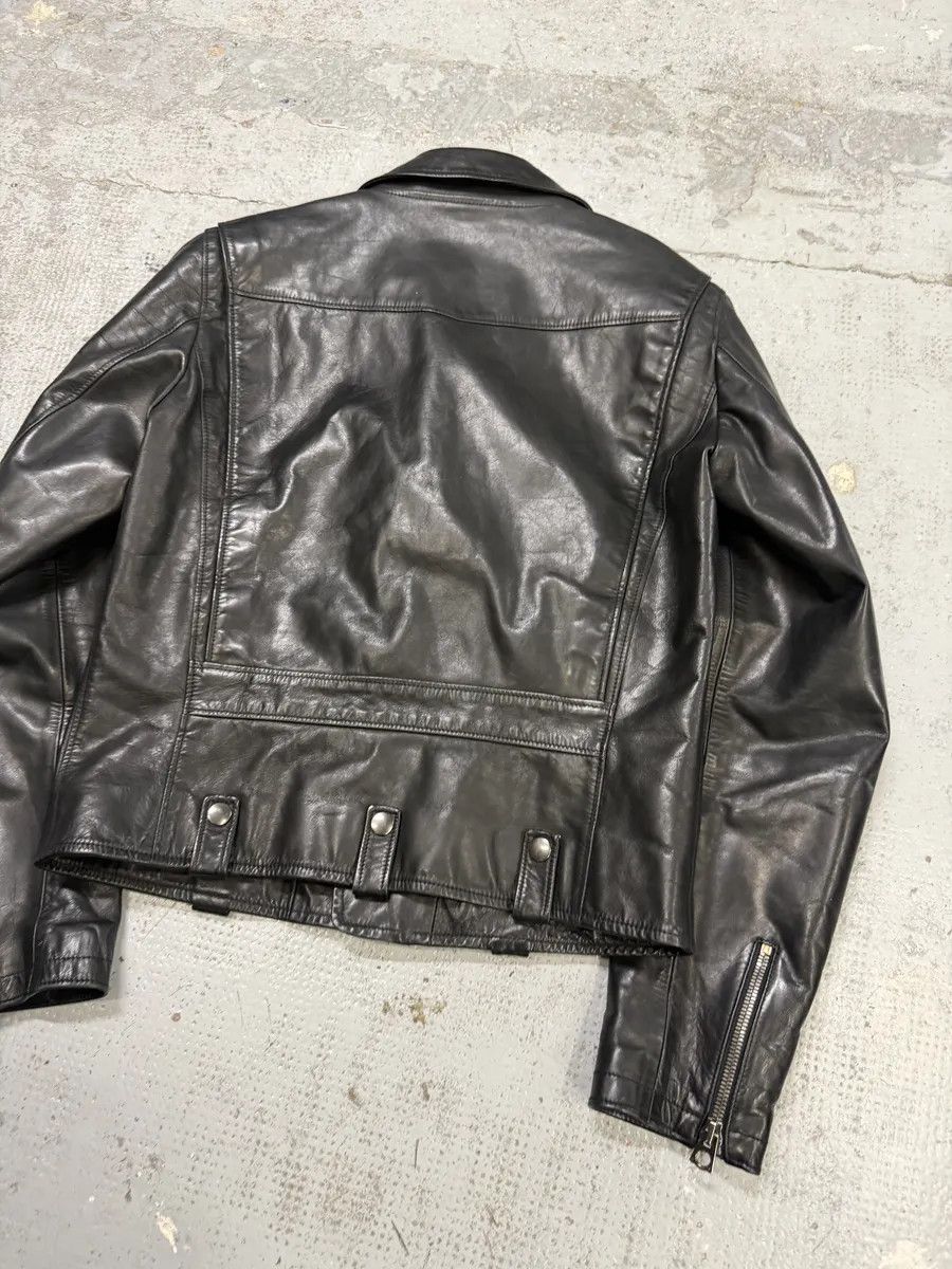 Dolce & Gabbana 2000s Dolce & Gabbana Perfecto Pure Black Leather Jacket Size US M / EU 48-50 / 2 - 13 Thumbnail