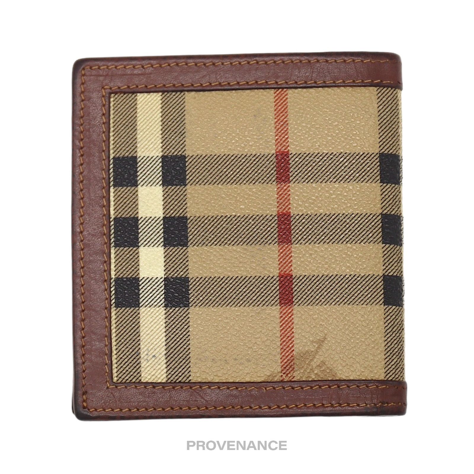 Burberry 🔴 Burberry Bifold Wallet - Nova Check Brown Size ONE SIZE - 2 Thumbnail