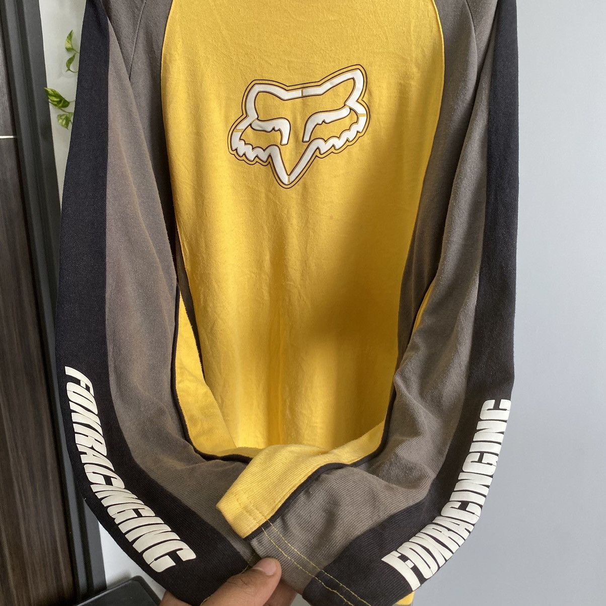 Fox Racing Thrashed Vintage Y2K Fox Racing Motocross ERD GRUNGE L/S TEE Size US M / EU 48-50 / 2 - 2 Thumbnail