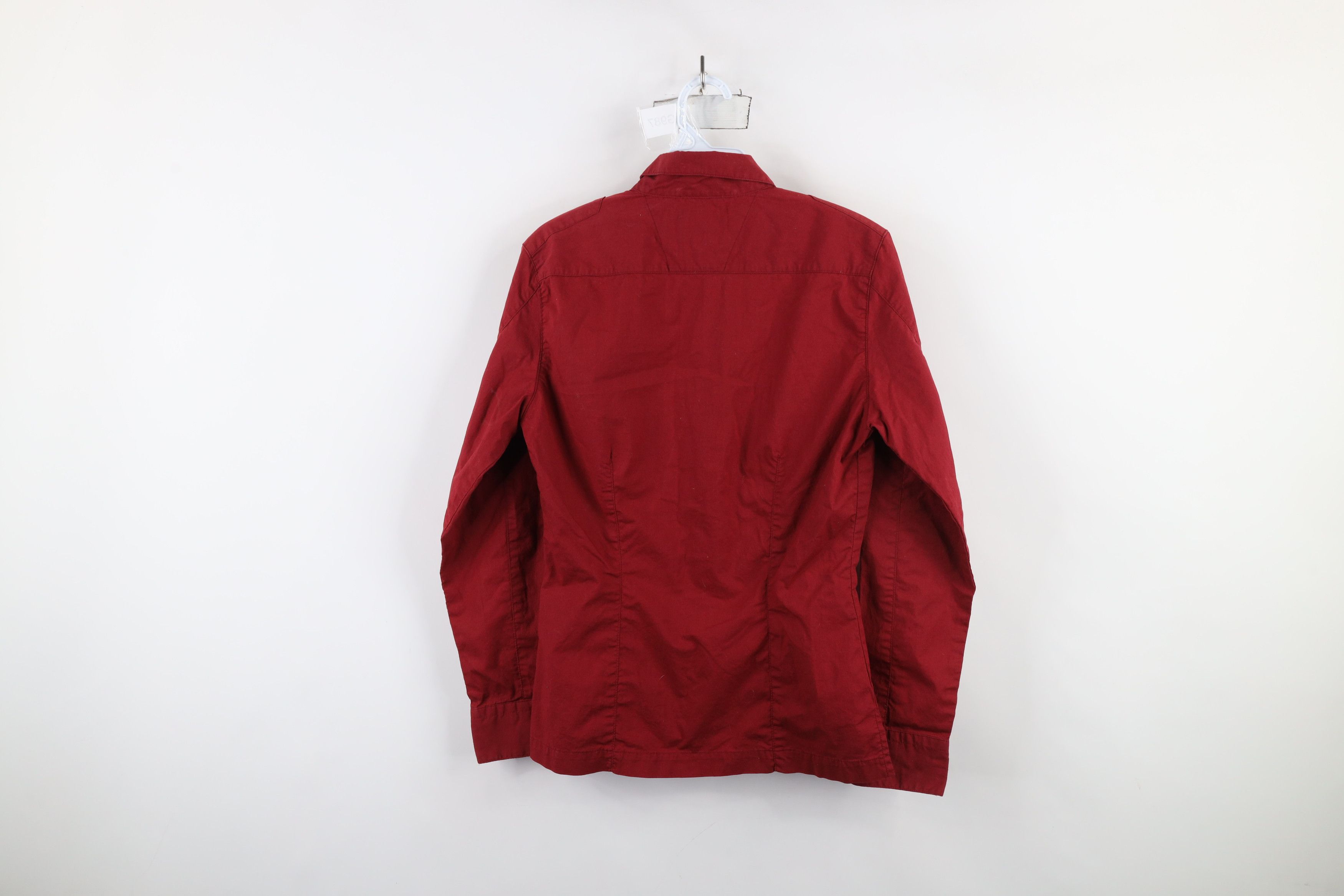 Harley Davidson × Vintage Vintage Harley Davidson Spell Out Collared Button Shirt Red Size S / US 4 / IT 40 - 11 Thumbnail