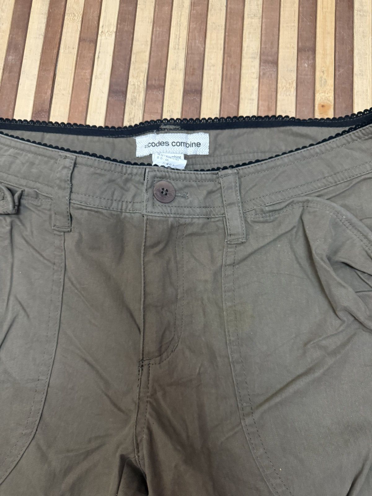 Codes Combine Vintage CODES COMBINE Cargo Pants Big Pockets Streetwear Size US 30 / EU 46 - 4 Thumbnail