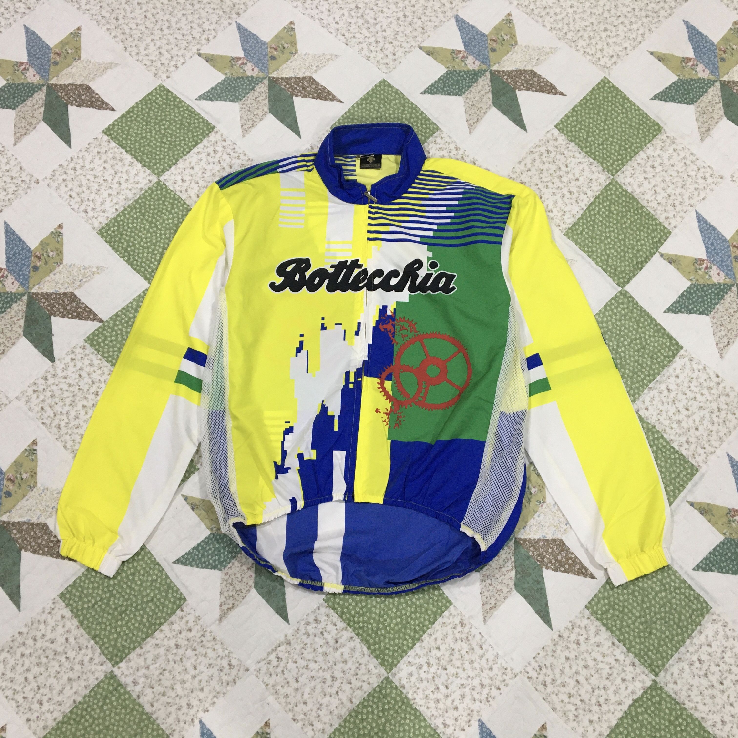 Descente × Japanese Brand Bottechia Bike Team Zipped Light Jacket Size US M / EU 48-50 / 2 - 1 Thumbnail