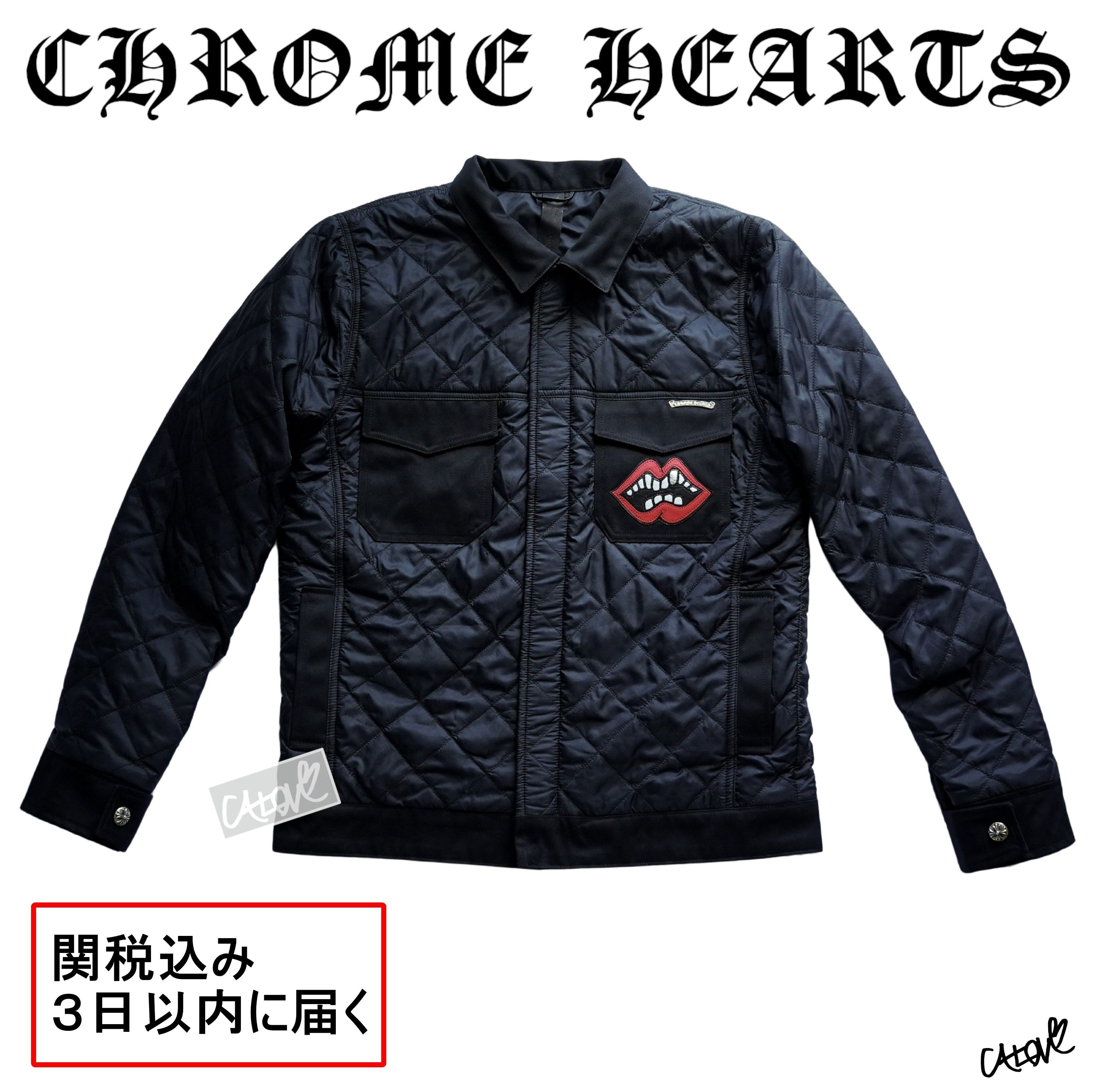 image of Chrome Hearts 'death On Call' Jacket in Black, Men's (Size Medium)