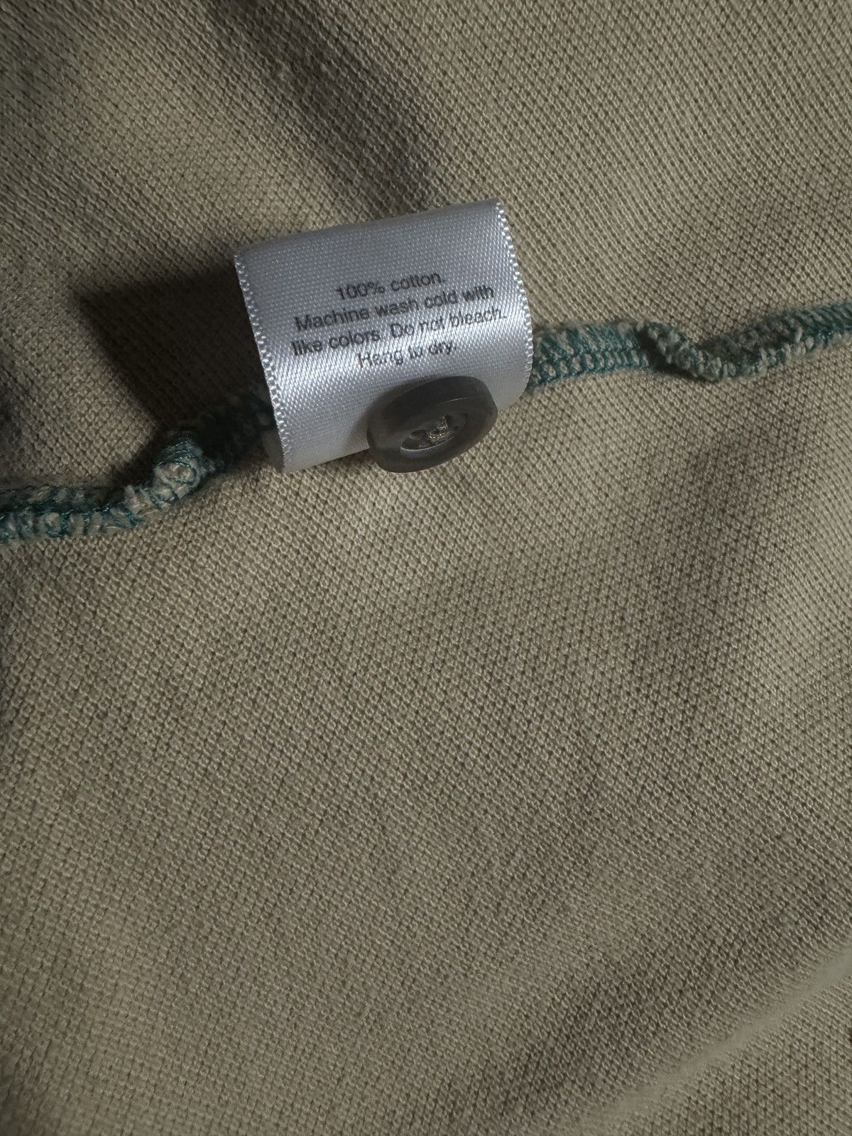Fuck The Population FTP Green and Beige Striped Polo Size US L / EU 52-54 / 3 - 5 Thumbnail