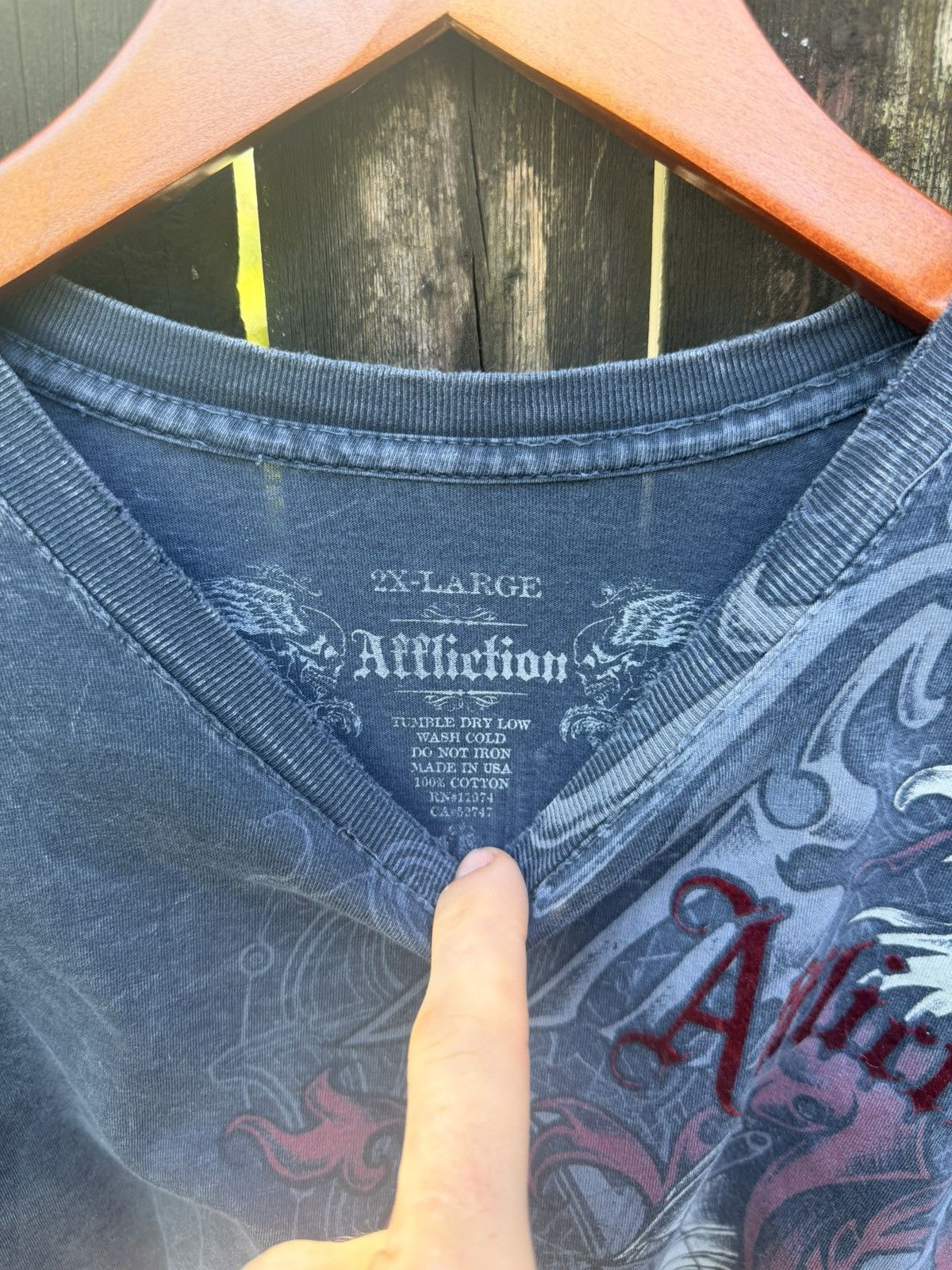 Affliction VTG Affliction Knight tee Size 2XL Size US XXL / EU 58 / 5 - 4 Thumbnail