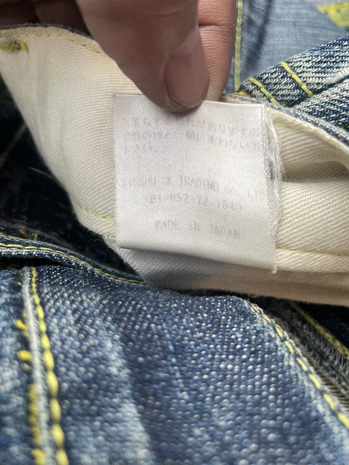 Japanese Brand Lane Kieferner Selvedge Distresed Denim Size US 32 / EU 48 - 24 Thumbnail
