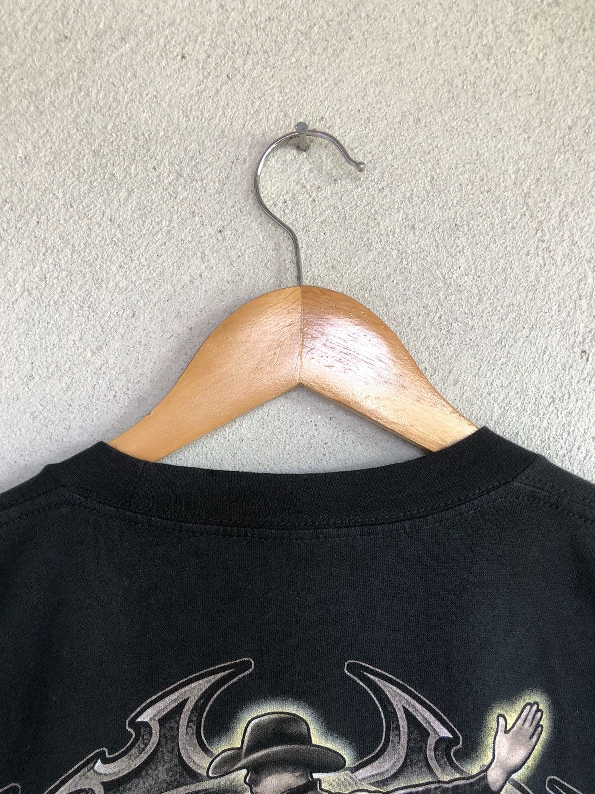 Japanese Brand × Vintage Crazy OVP Backhit Cowboy Rodeo Graphic Tee Size US L / EU 52-54 / 3 - 7 Thumbnail