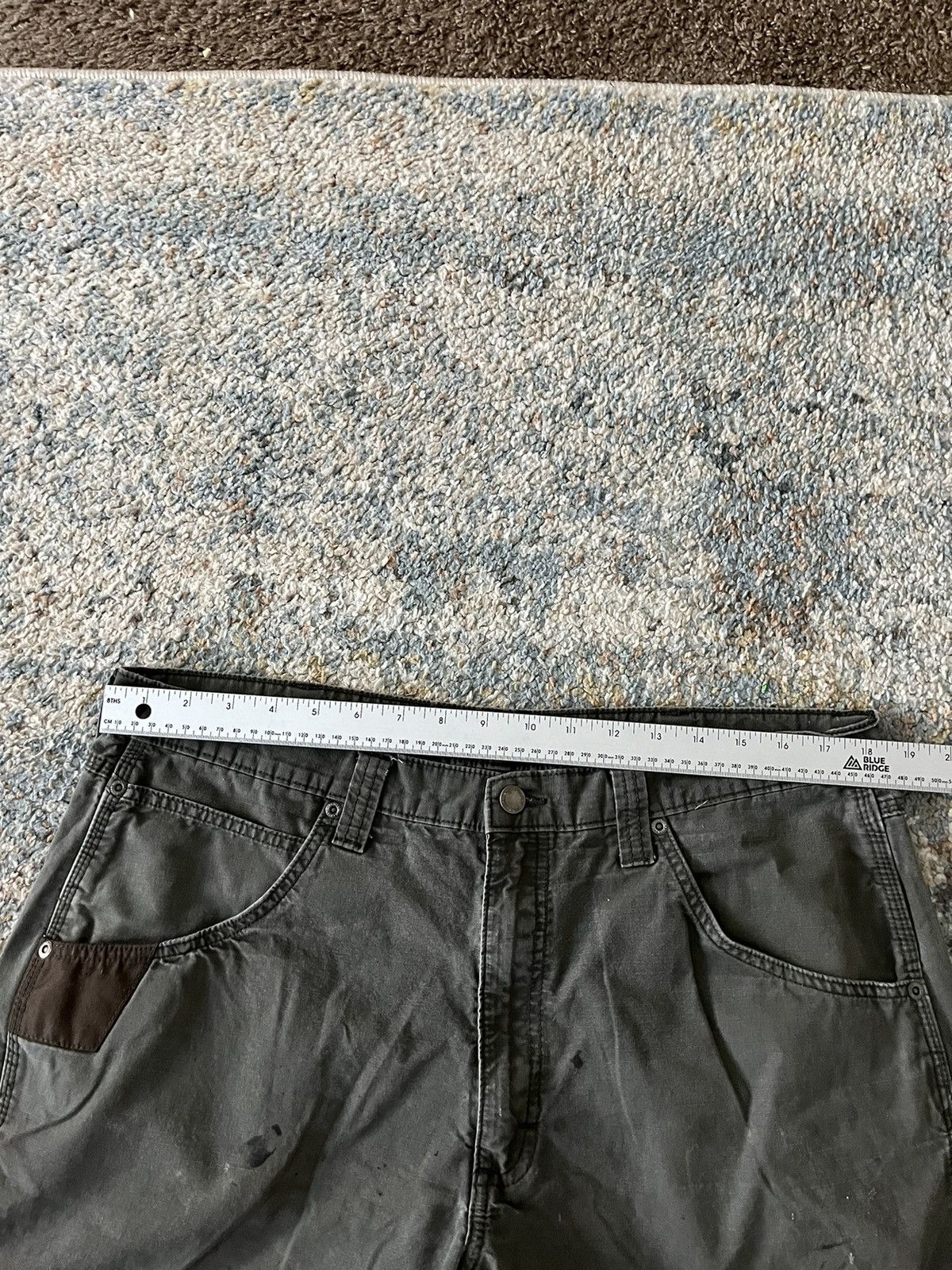Vintage × Wrangler VTG wrangler Riggs workwear pants 36 paint distressed Size US 36 / EU 52 - 7 Thumbnail
