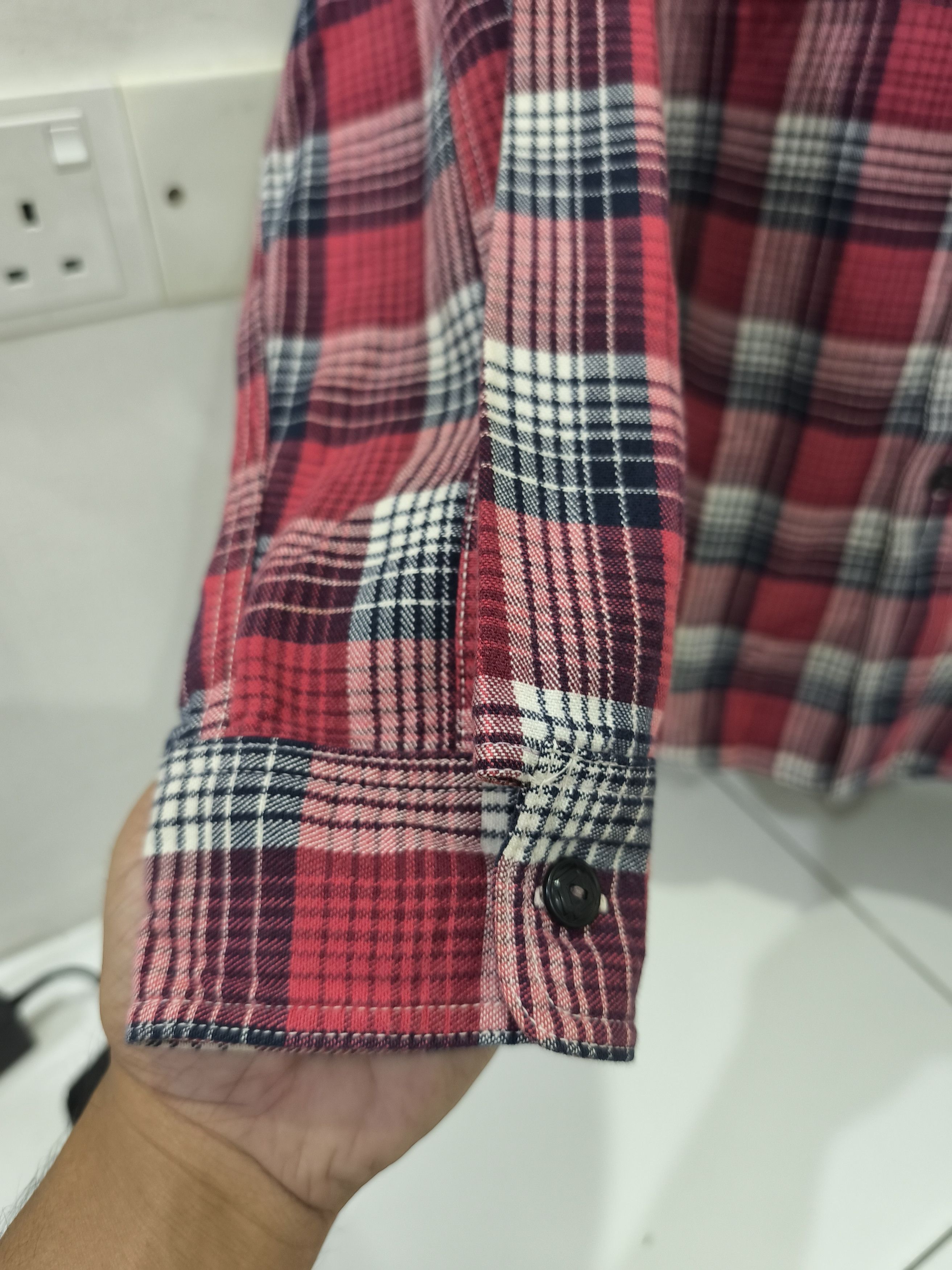 Japanese Brand × TOYS McCOY × The Real McCoy's Joe McCOY 8hu Block Check Shirt Size US L / EU 52-54 / 3 - 6 Thumbnail