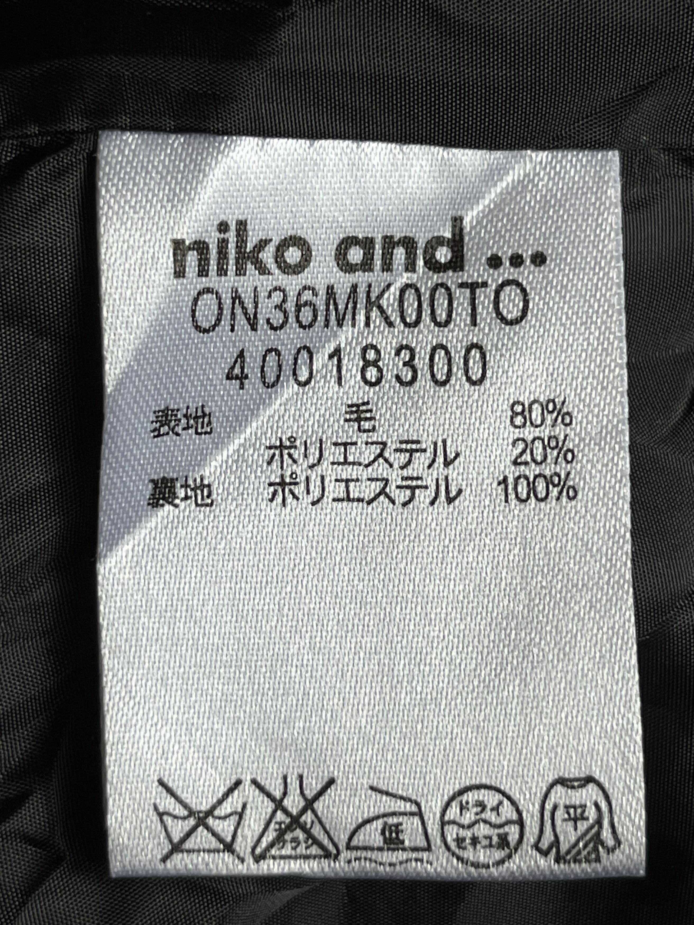 Japanese Brand Niko And Japanese Brand Wool Jacket Yohji Yamamoto Style Size US L / EU 52-54 / 3 - 7 Thumbnail