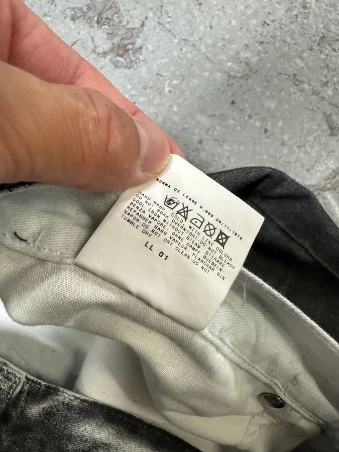 Roberto Cavalli 2000s Cavalli Waxed Overprint Faded Grey Pants Size US 32 / EU 48 - 9 Thumbnail