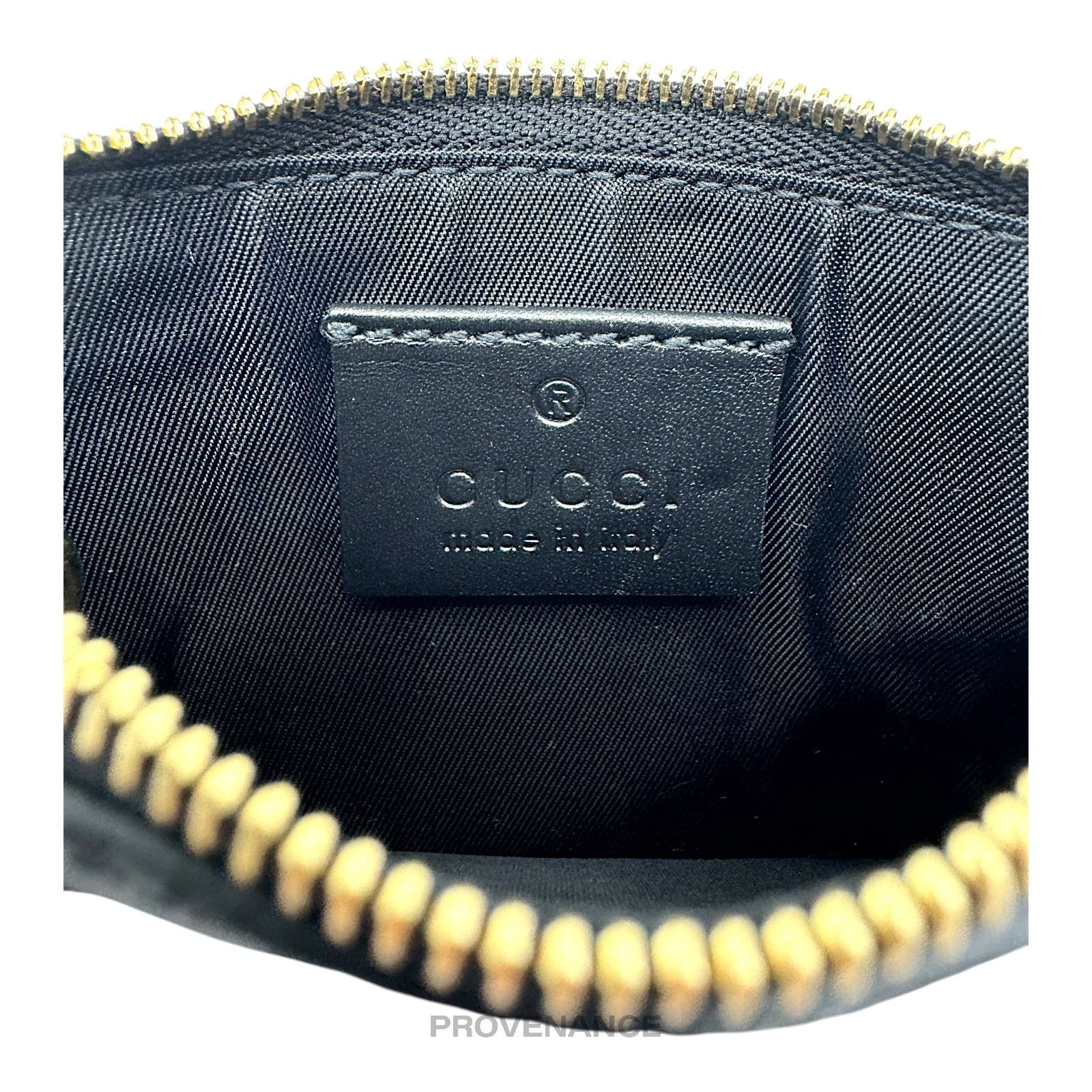 Gucci 🔴 Gucci Key Pouch Cles - Black GG Guccissima Leather Size ONE SIZE - 7 Thumbnail