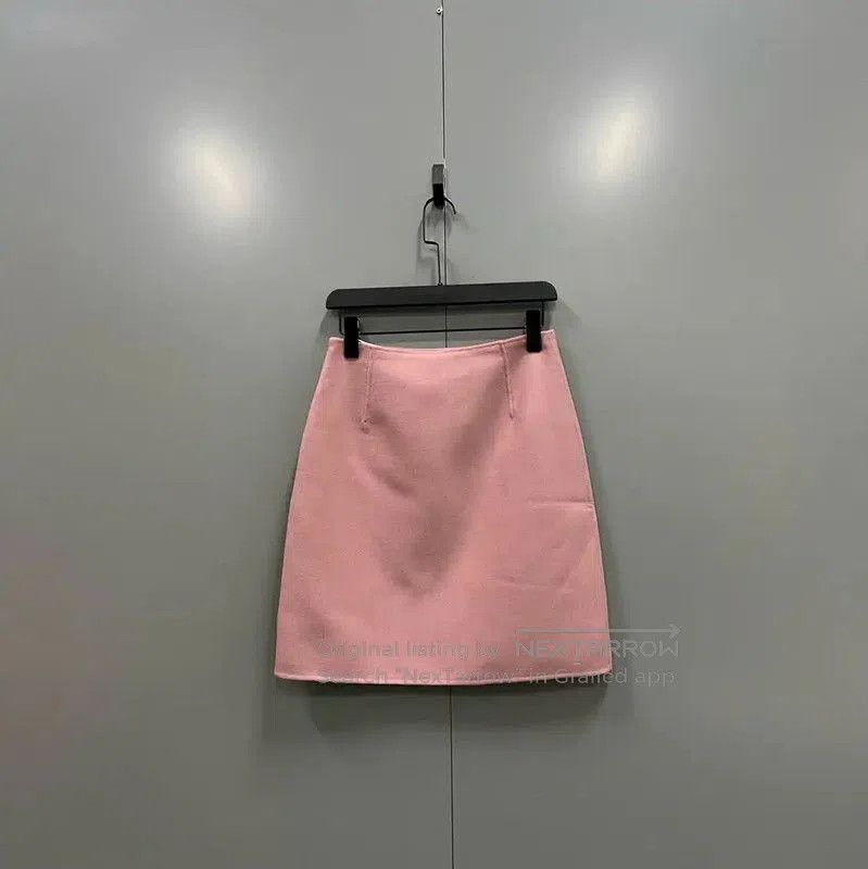Max Mara MaxMara Pink Cotton A-line Skirt for Summer . Size 28" / US 6 / IT 42 - 2 Thumbnail