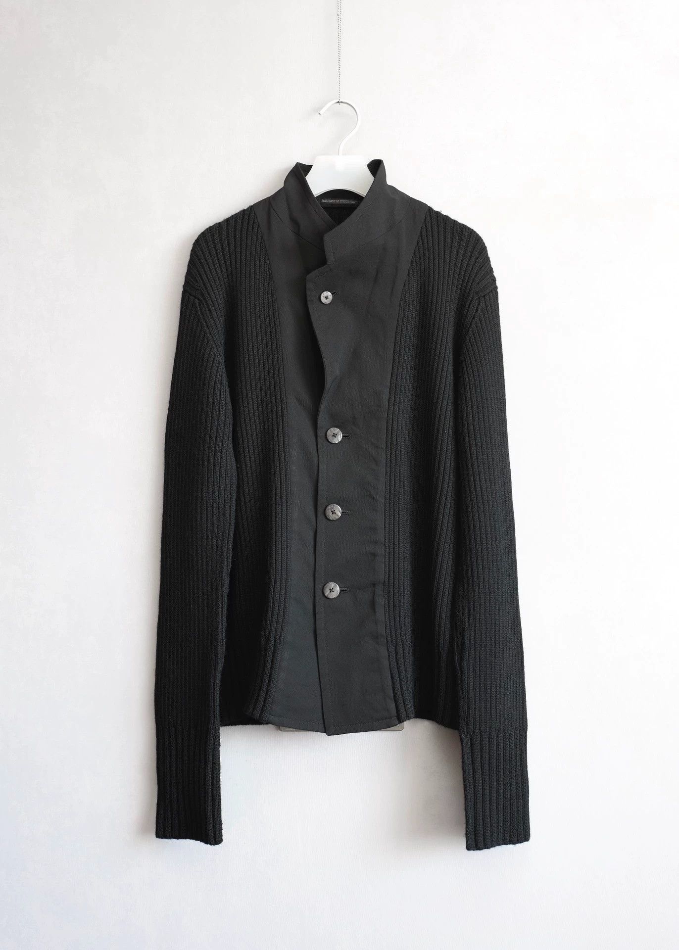 Yohji Yamamoto Yohji Yamamoto 02AW Runway Knit Jacket Size 3 Size US L / EU 52-54 / 3 - 5 Thumbnail