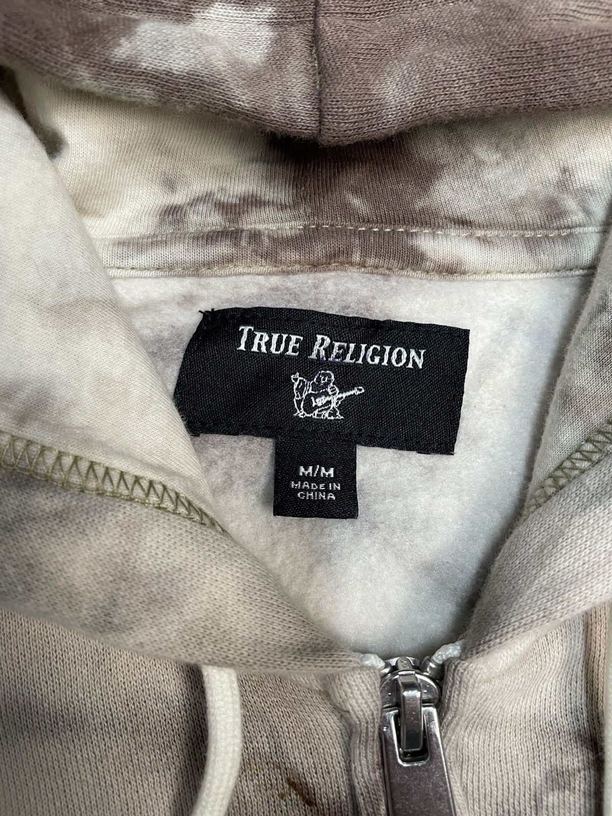 True Religion Vintage True Religion Y2K Avantgarde Tye Dye Zip Hoodie Size US M / EU 48-50 / 2 - 12 Thumbnail