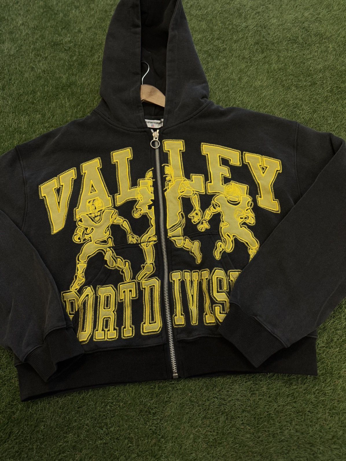 Vale Vale Hoodie Zip Up Black Yellow Size Large (NEW) Size US L / EU 52-54 / 3 - 3 Thumbnail