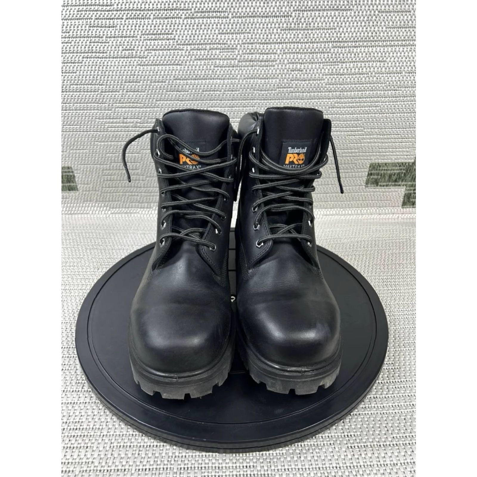 Timberland Timberland PRO Boots Mens Size 14 Wide Direct Attach Soft Toe Work Black Leather Pro Direct Attach 6" Boots Mens Size US 14 / EU 47 - 5 Thumbnail