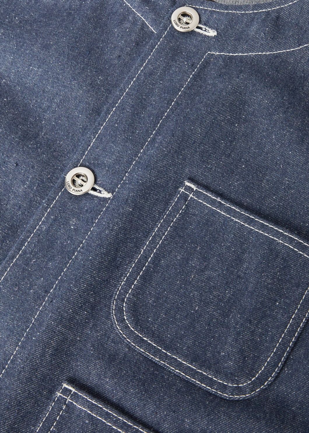 Loro Piana o1srvl11e0825 FAO5680 Shannen Jacket in Blue Size M / US 6-8 / IT 42-44 - 7 Thumbnail