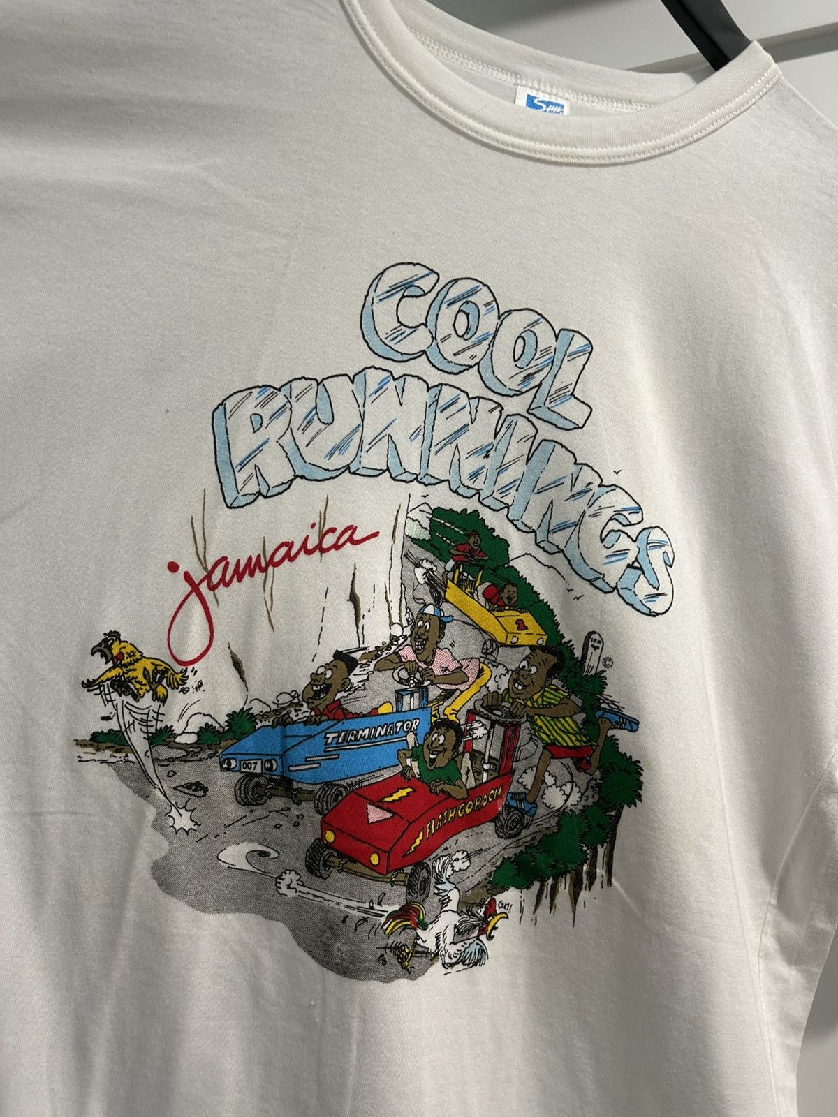 Vintage 90s ‘Cool Runnings Jamaica’ Single Stitch Size US XL / EU 56 / 4 - 2 Thumbnail