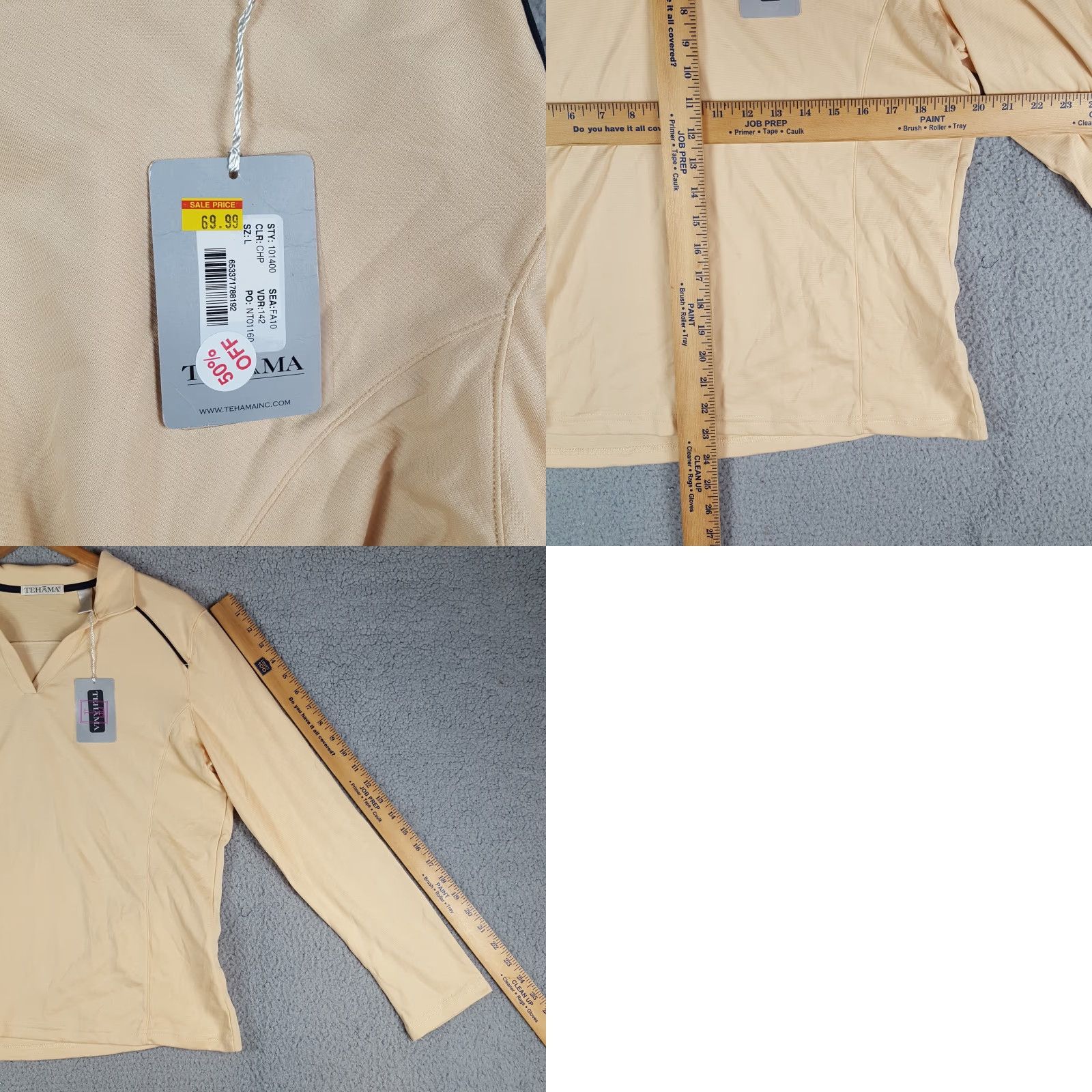Vintage VINTAGE Tehama Yellow Lightweight Breathable Women's T-Shirt Outdoor Hiking Top Athletic L Size Redefined for Search Size L / US 10 / IT 46 - 8 Thumbnail
