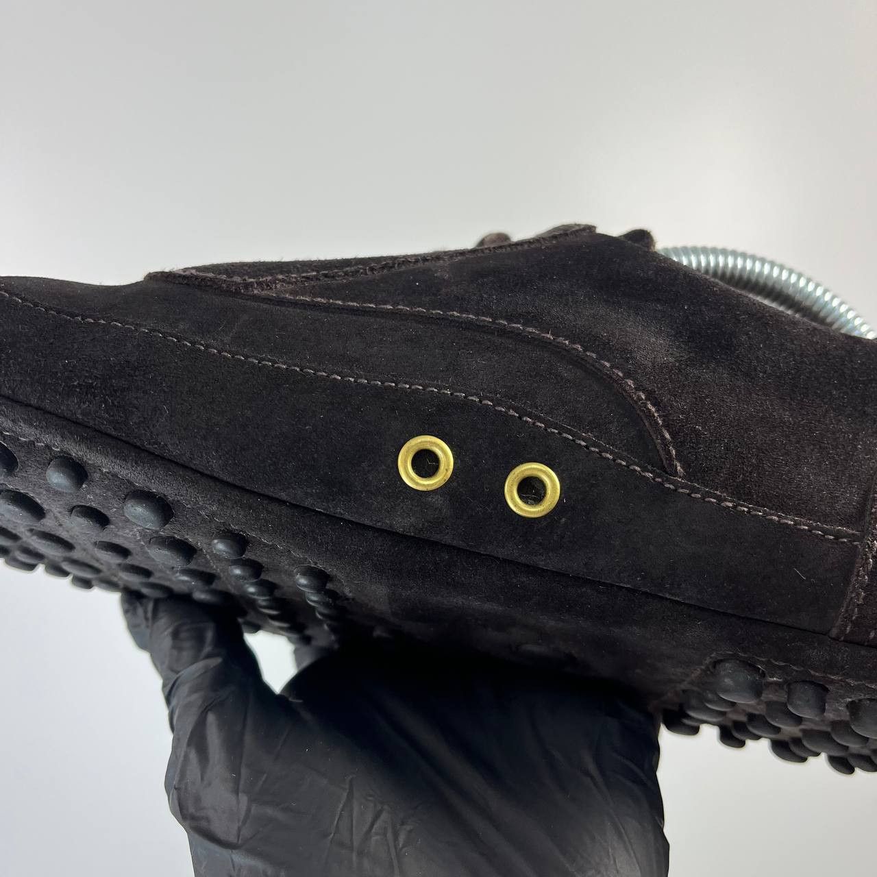 Prada Prada Men’s Suede Lace-Up Driving Shoes Brown Size 9.5 Size US 9.5 / EU 42-43 - 6 Thumbnail