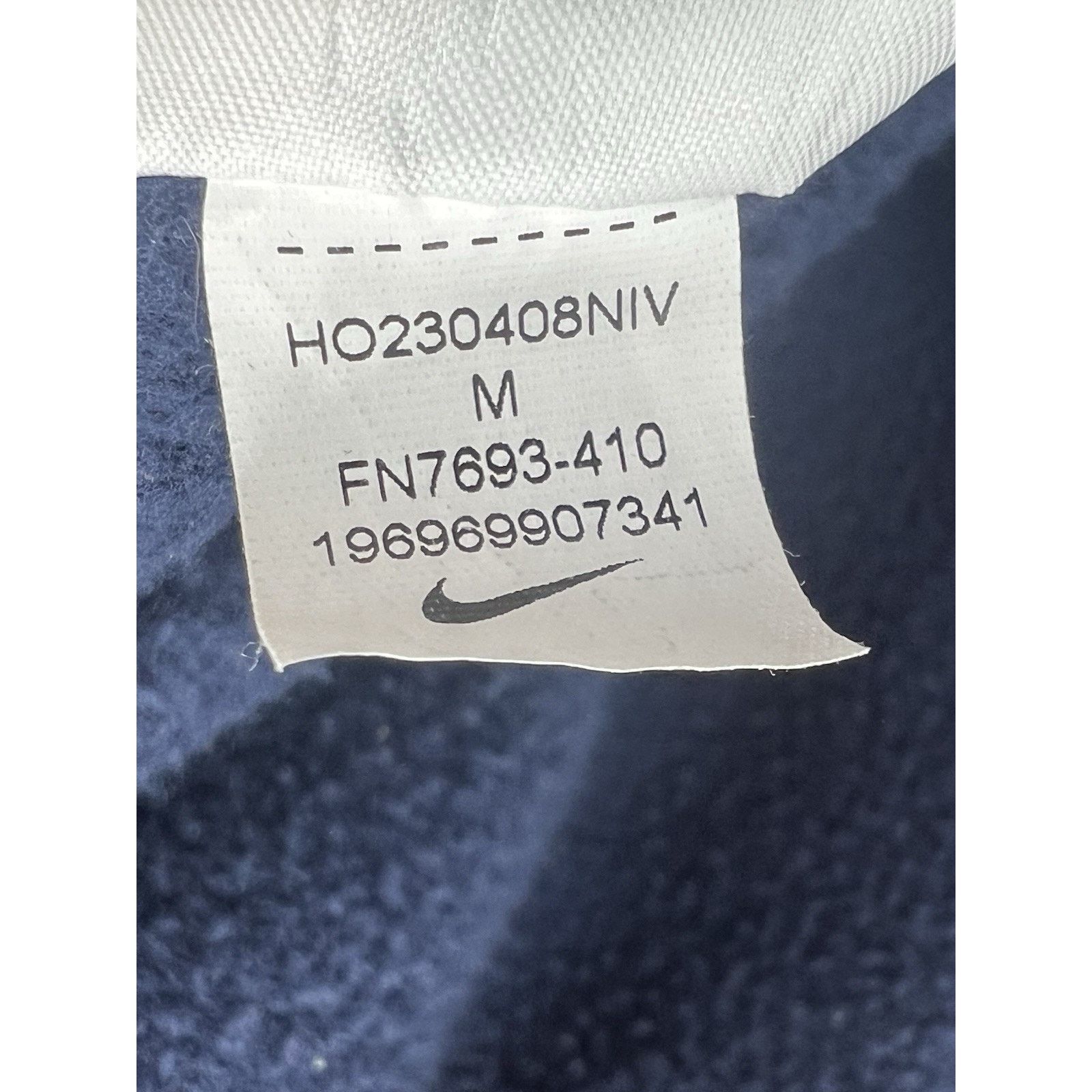 Nike Nike Air Retro Fleece Large Cargo Pants Navy Blue FN7693 410 Size US 34 / EU 50 - 4 Thumbnail