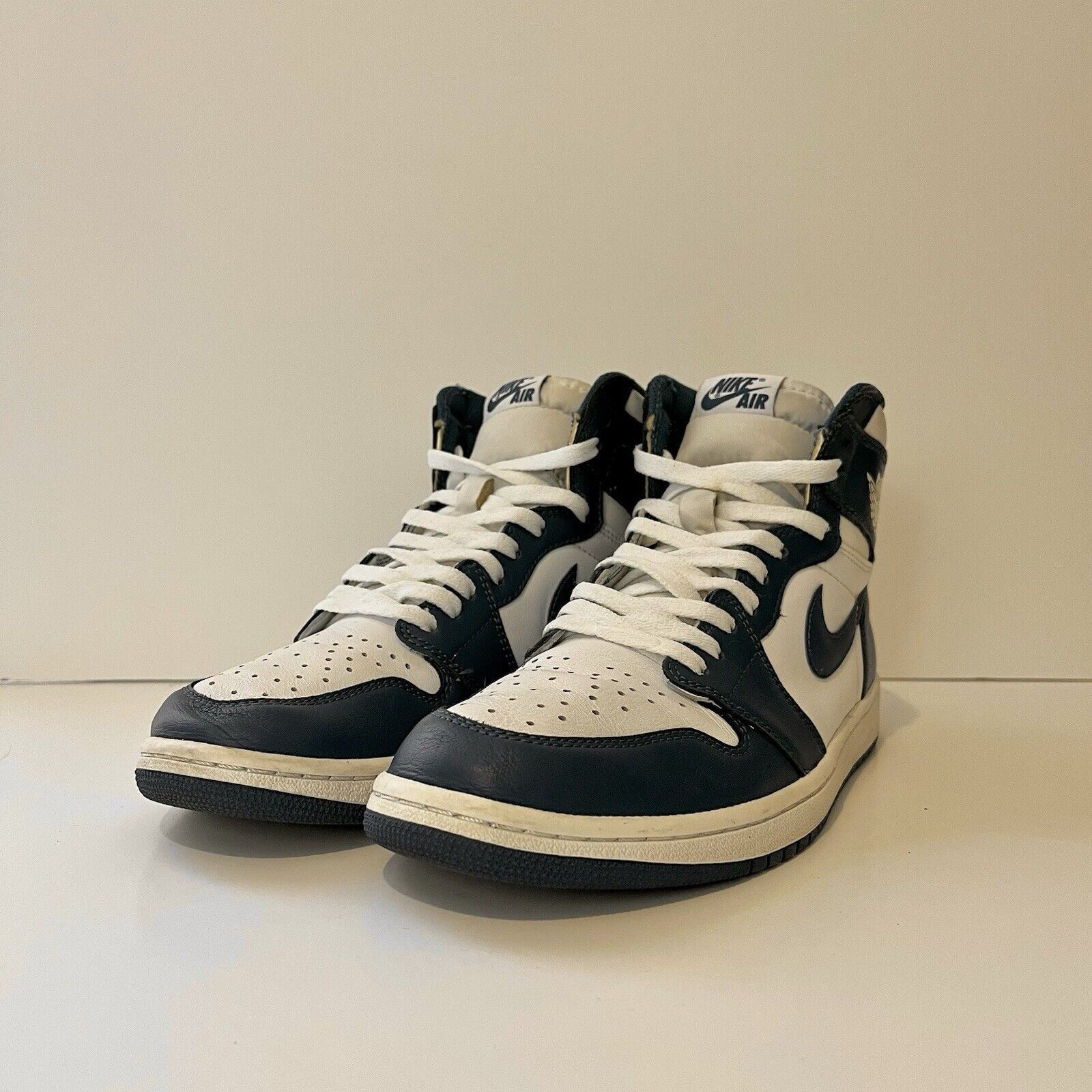 Jordan Brand 2016 Nike Air Jordan Retro 1 I OG Storm Blue 555088-127 10 Size US 10 / EU 43 - 2 Thumbnail