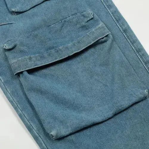 VIBE fade cargo baggy hiphop jeans Size US 30 / EU 46 - 4 Thumbnail