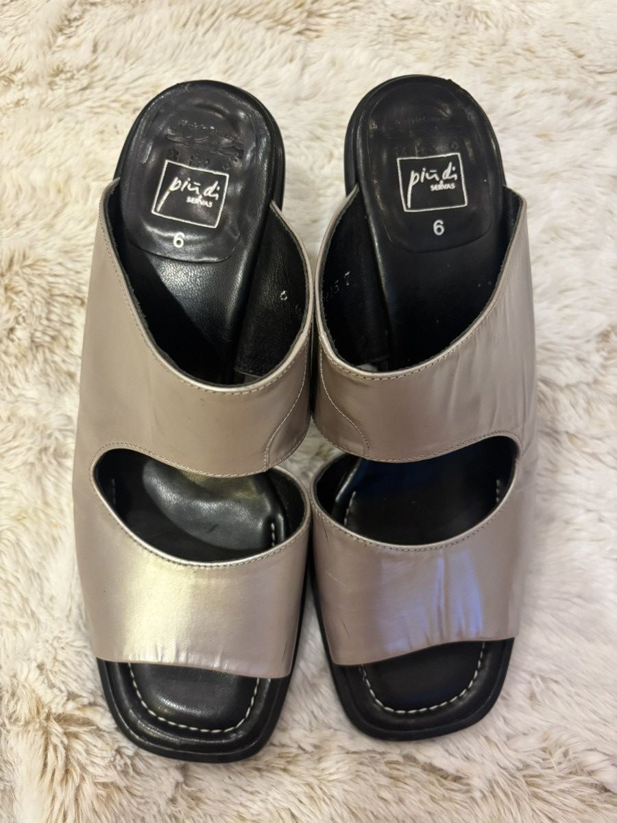 Other Vintage 90s / Y2K Futuristic Platform Mules ✨ Size US 6 / IT 36 - 5 Thumbnail