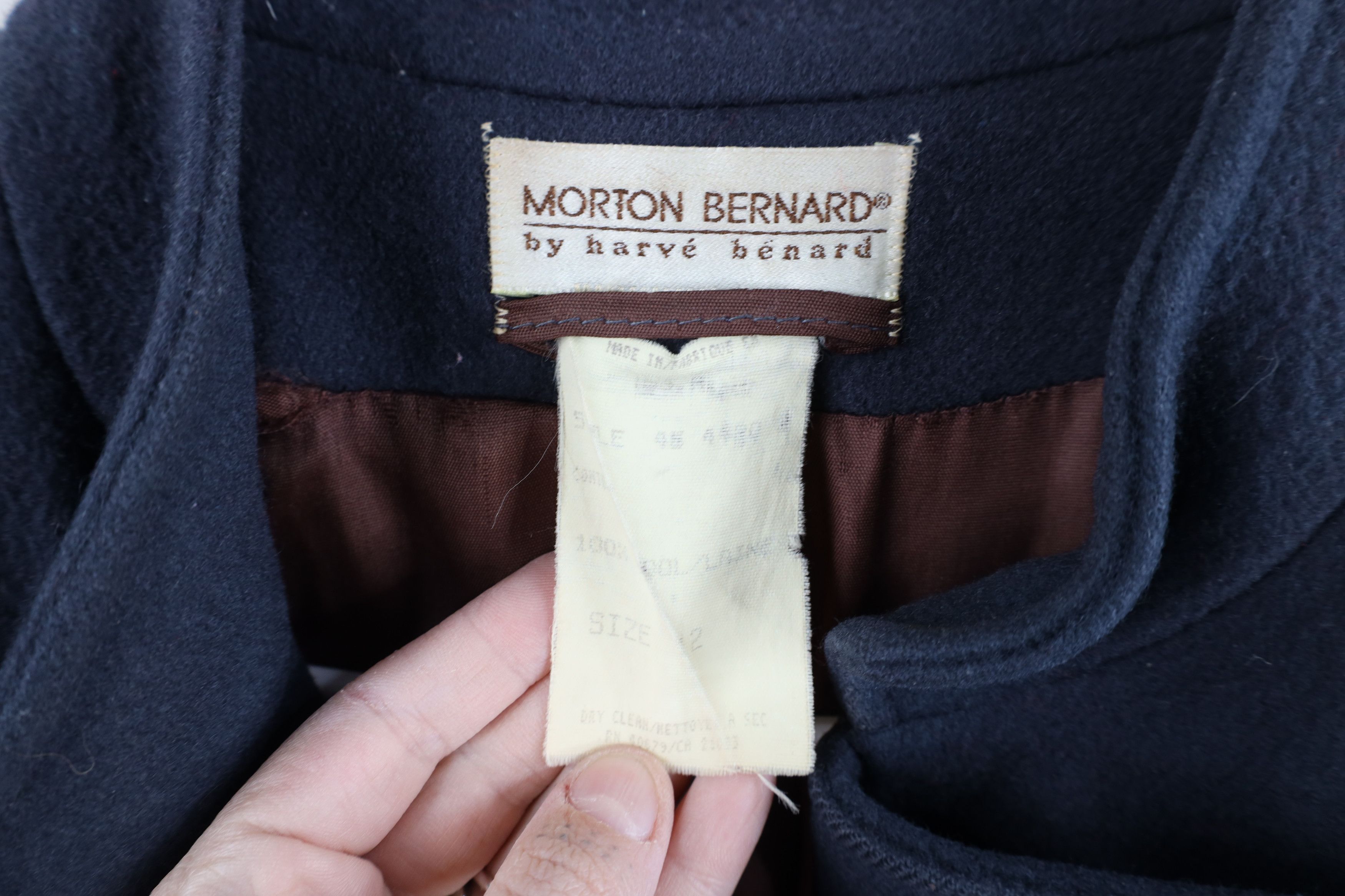 Vintage Vintage 90s Military Style Wool Trench Coat Jacket USA Size XL / US 12-14 / IT 48-50 - 9 Thumbnail