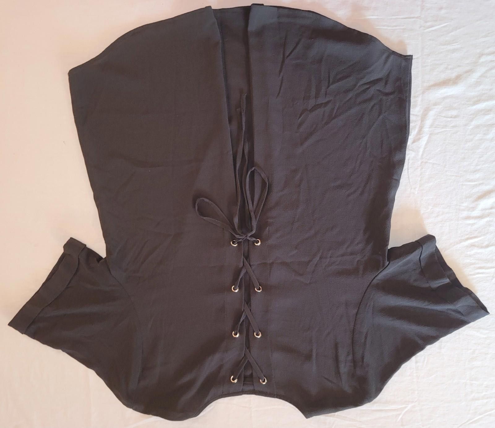 Designer Sweet Rain junior's charcoal gray XLshort sleeve blouse Size XL / US 12-14 / IT 48-50 - 8 Thumbnail