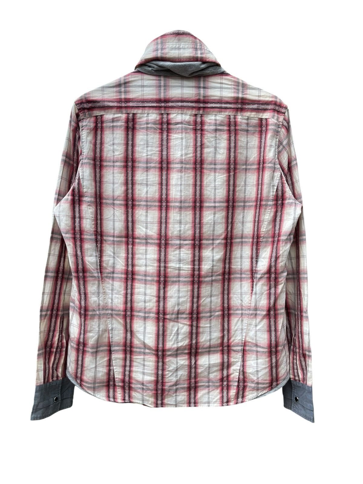 PPFM Hybrid Hood PPFM Long Sleeve Shadow Plaid Shirt Size US L / EU 52-54 / 3 - 7 Thumbnail
