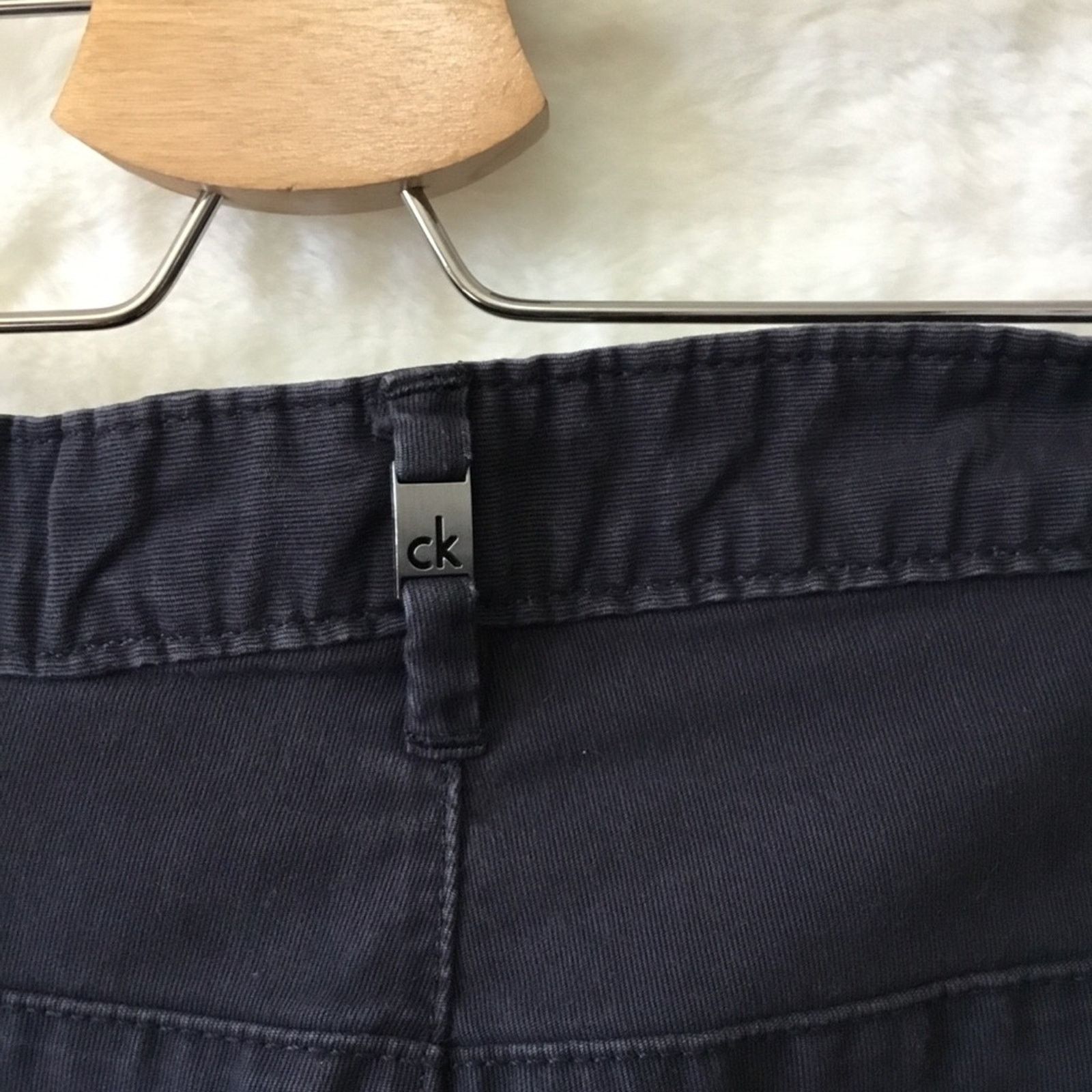 Calvin Klein Calvin Klein Black Men's Straight-Leg Flat Front Chinos Size US 30 / EU 46 - 6 Thumbnail
