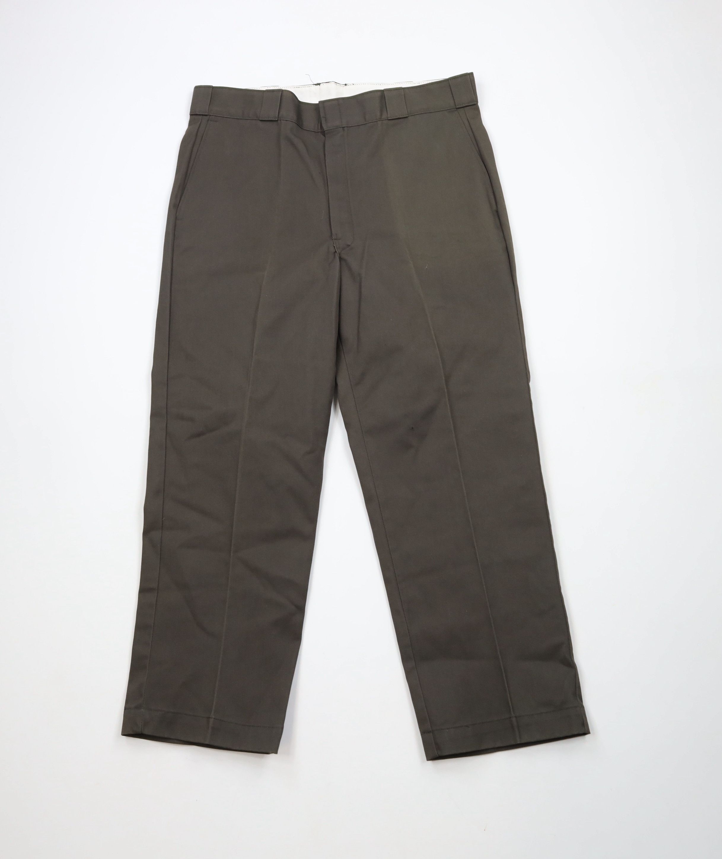 Dickies × Vintage Vintage 90s Dickies Workwear Wide Leg Pants Green USA Size US 36 / EU 52 - 1 Thumbnail