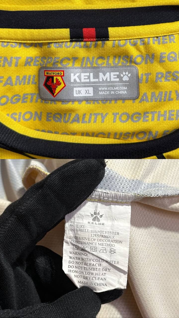 Other WATFORD FC Kelme Home 2020 2021 Football Shirt jersey Size US XL / EU 56 / 4 - 6 Thumbnail
